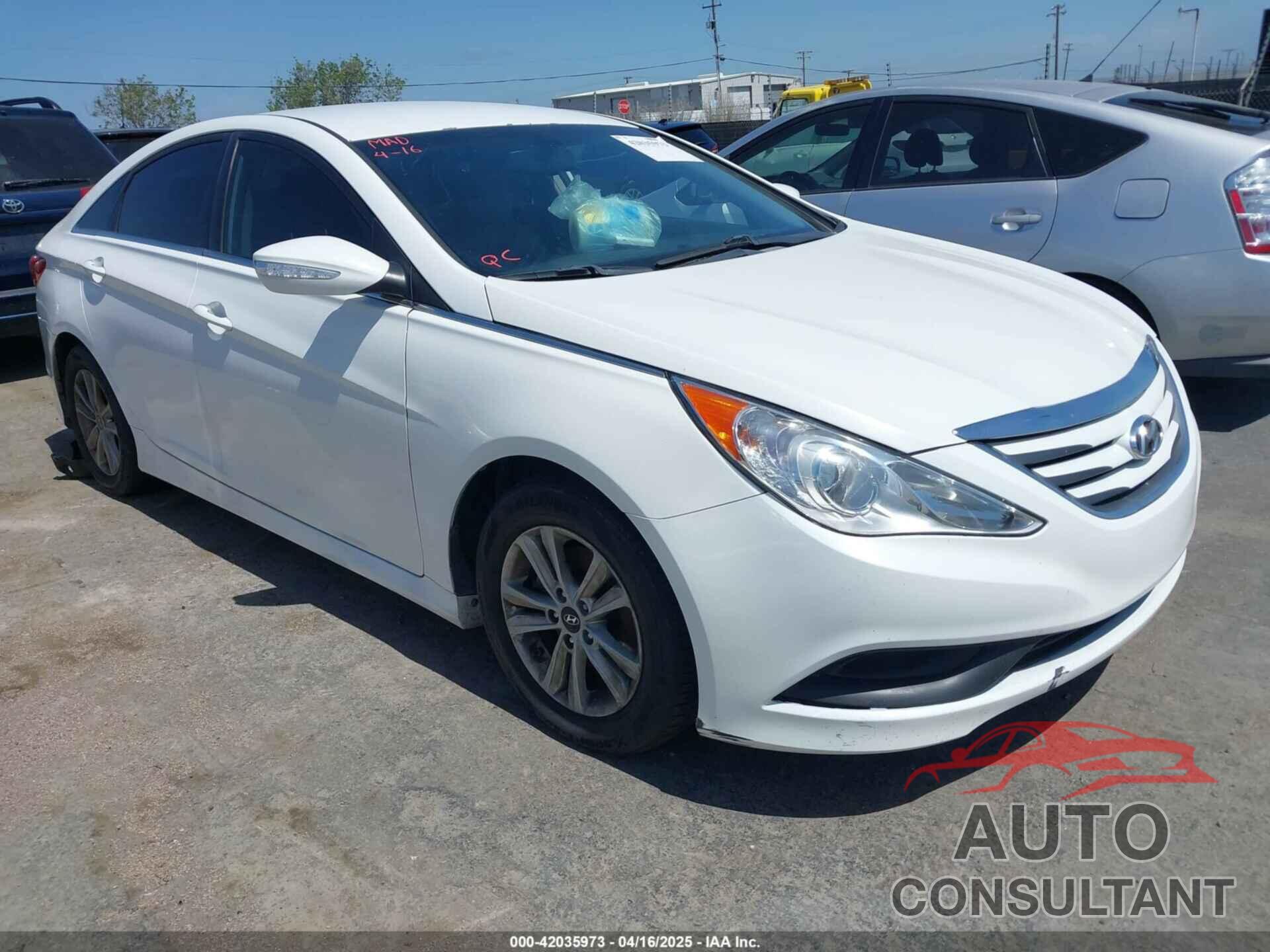 HYUNDAI SONATA 2014 - 5NPEB4AC2EH911134