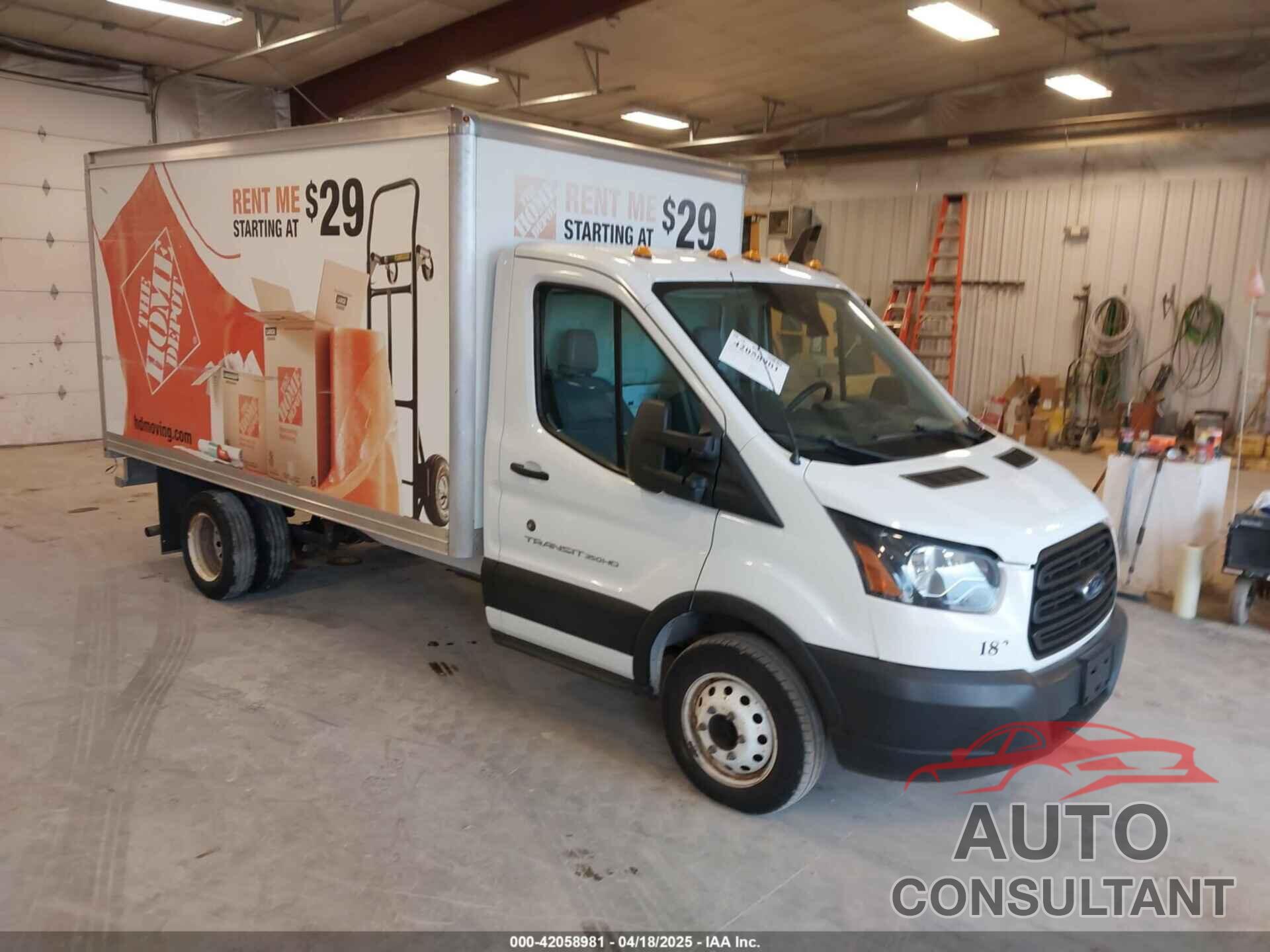 FORD TRANSIT-350 CAB 2019 - 1FDBF8ZM2KKA84000