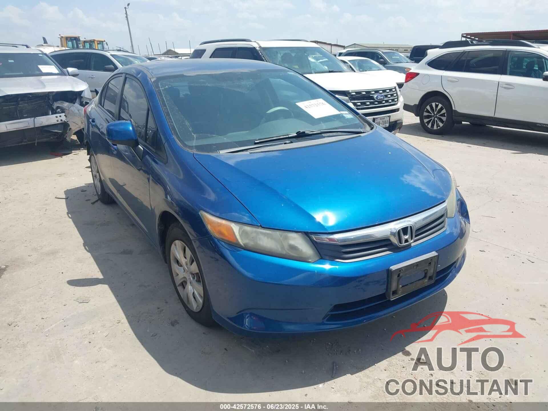 HONDA CIVIC 2012 - 2HGFB2F53CH572894