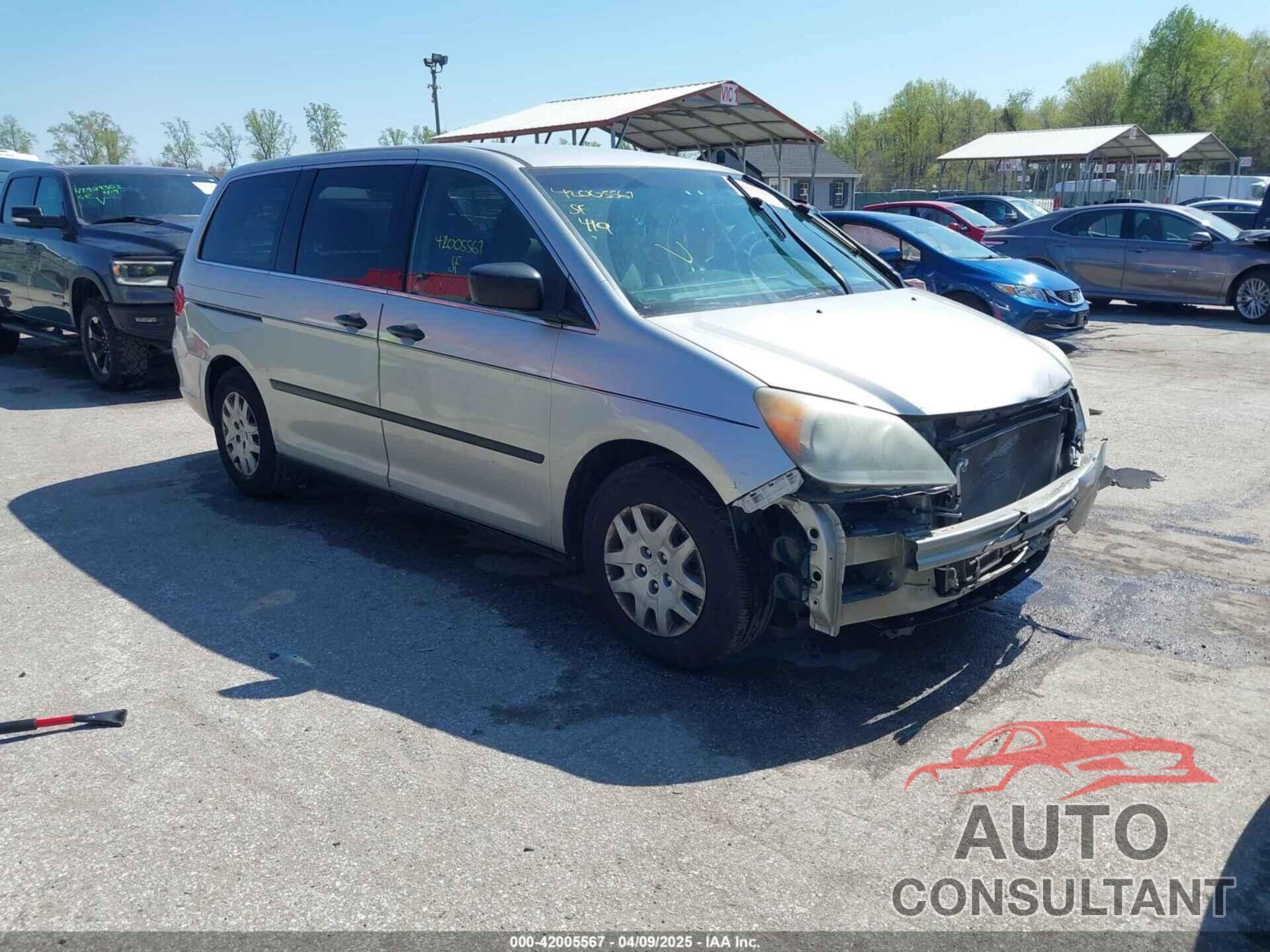 HONDA ODYSSEY 2009 - 5FNRL38219B044433