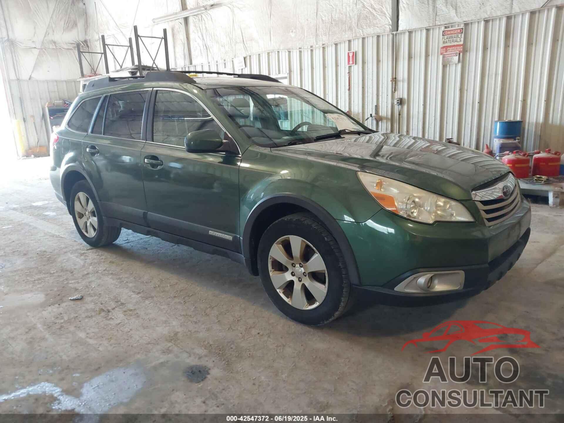 SUBARU OUTBACK 2010 - 4S4BRCCC1A3360640