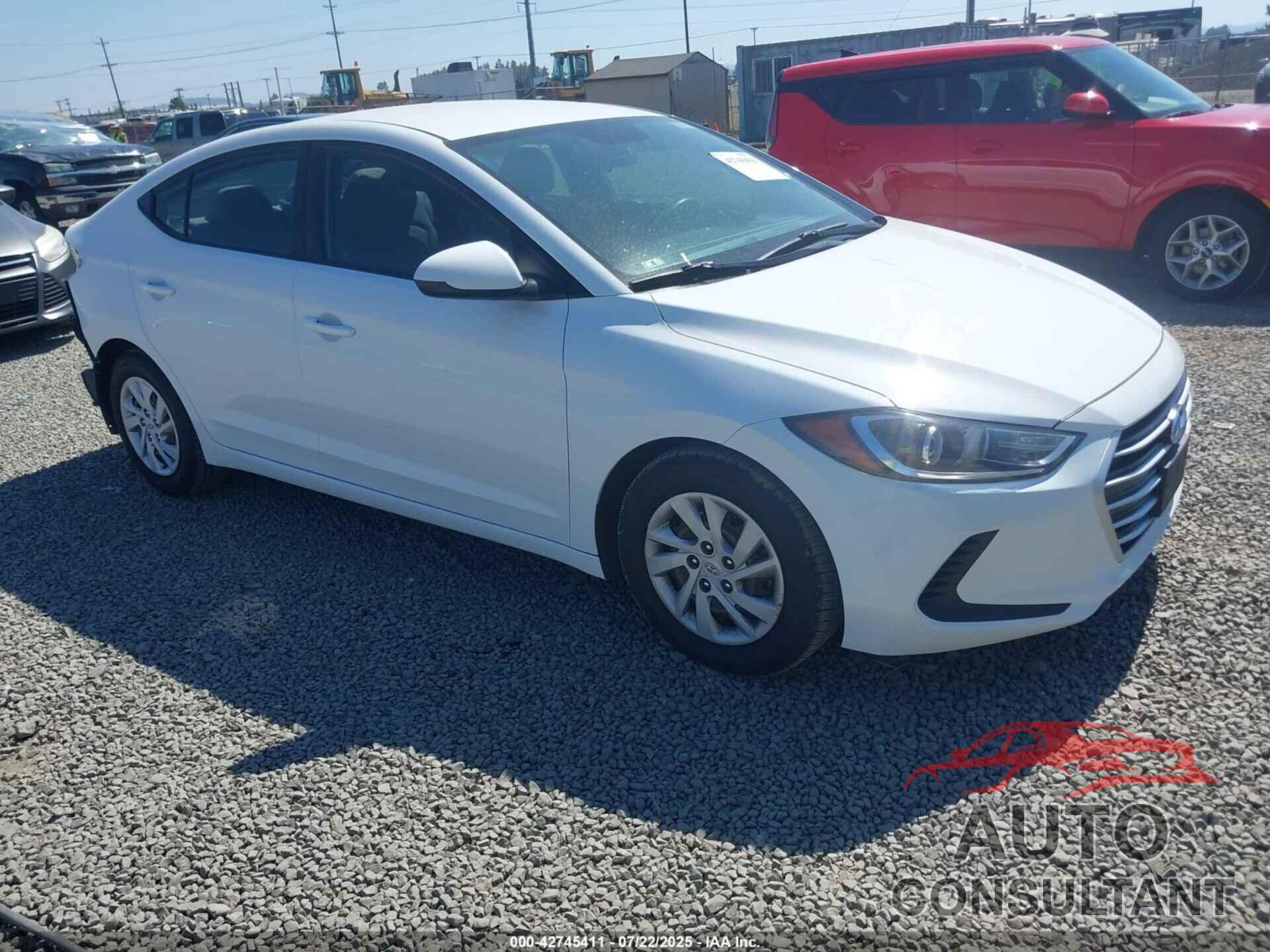 HYUNDAI ELANTRA 2018 - 5NPD74LF9JH300080