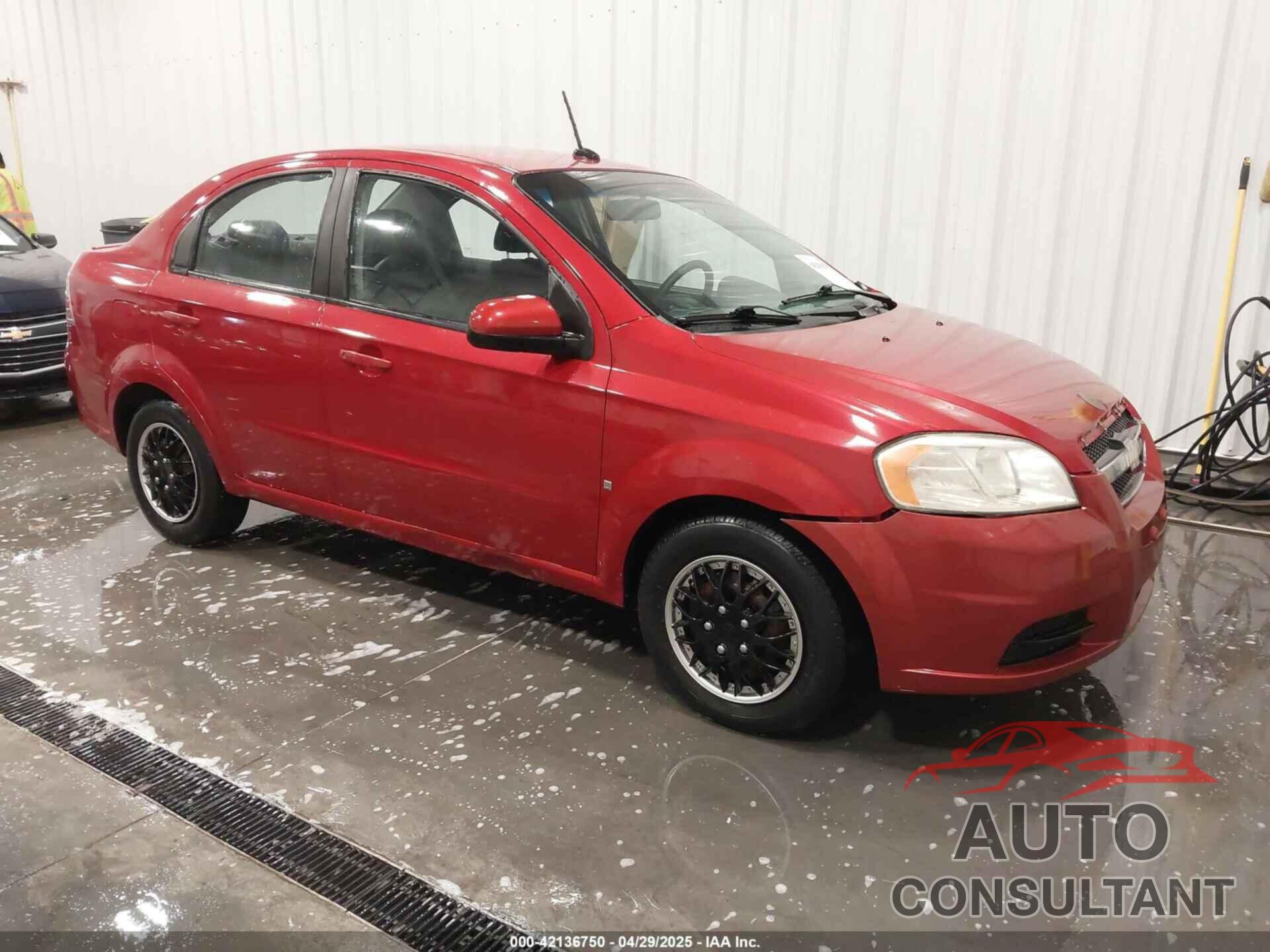 CHEVROLET AVEO 2009 - KL1TD56E19B612668