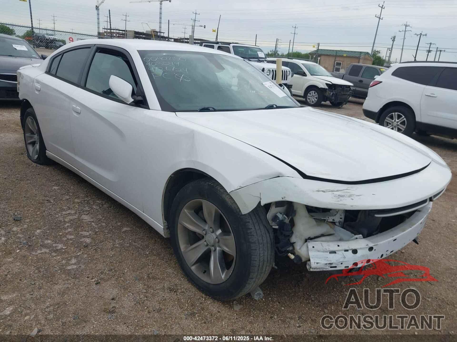 DODGE CHARGER 2015 - 2C3CDXBG1FH903044