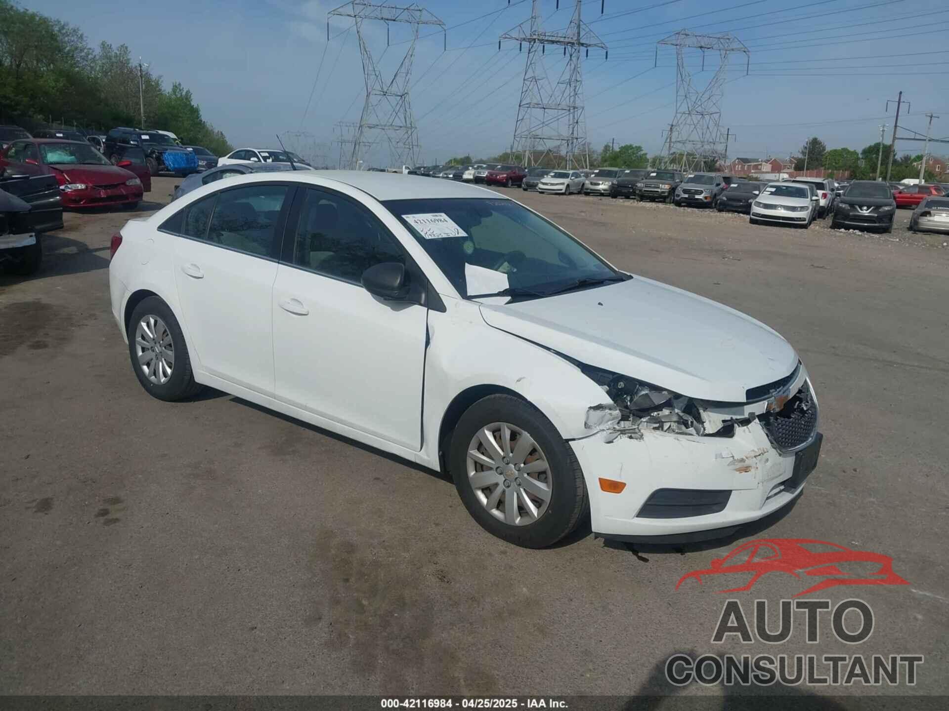 CHEVROLET CRUZE 2011 - 1G1PD5SH1B7925232