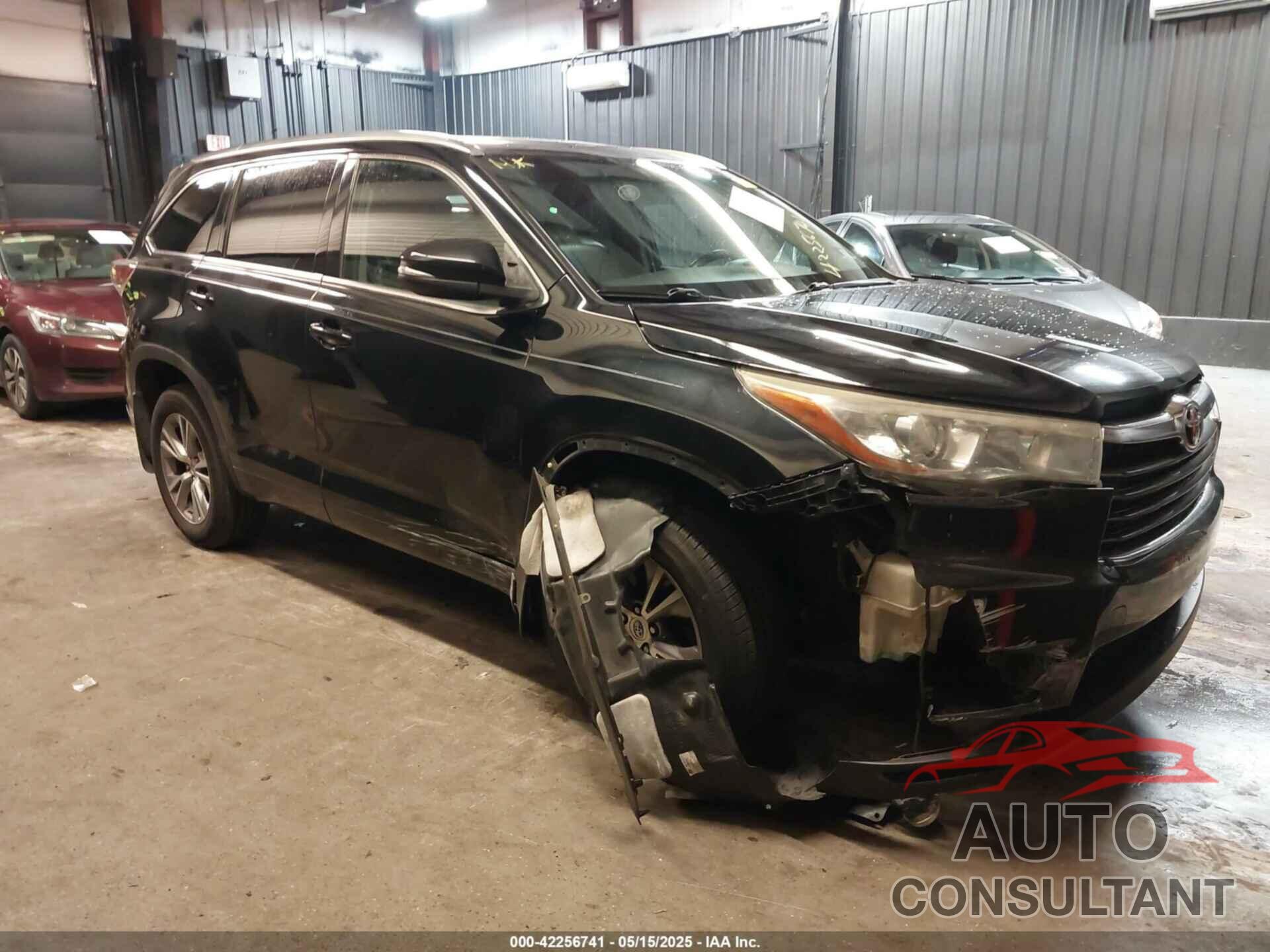 TOYOTA HIGHLANDER 2015 - 5TDJKRFH7FS109674