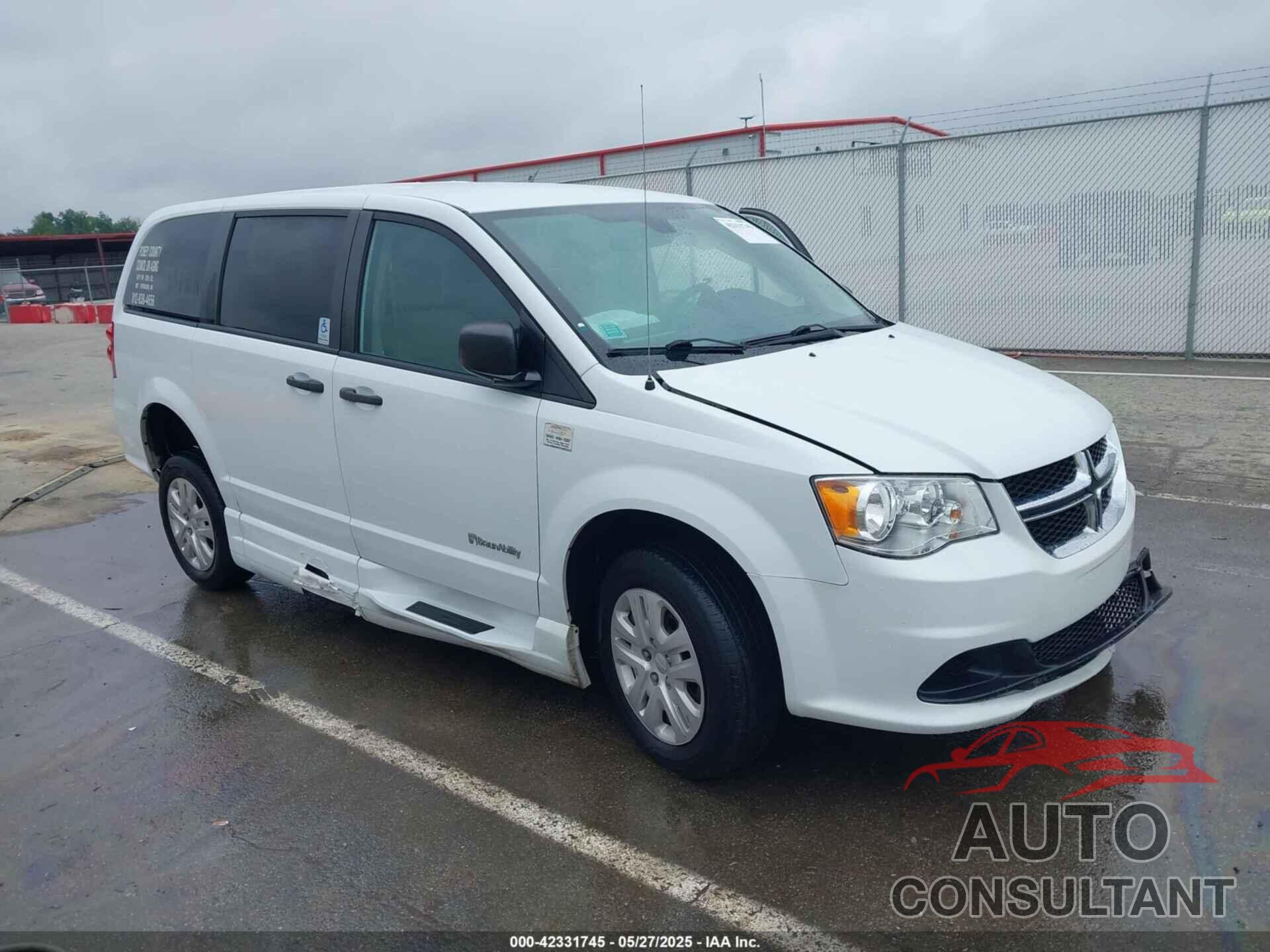 DODGE GRAND CARAVAN 2019 - 2C7WDGBG0KR649598