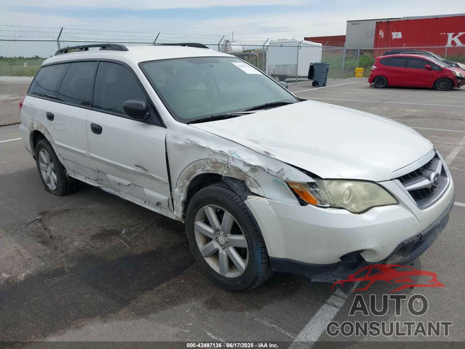 SUBARU OUTBACK 2009 - 4S4BP60C997340393
