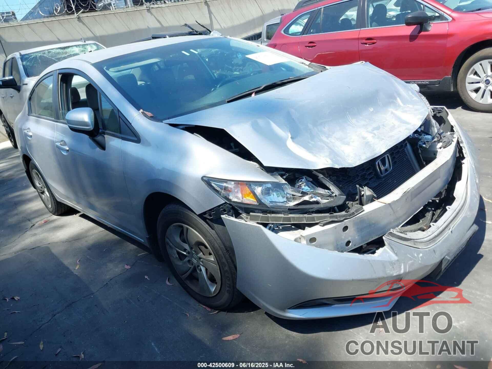 HONDA CIVIC 2014 - 19XFB2F53EE226096