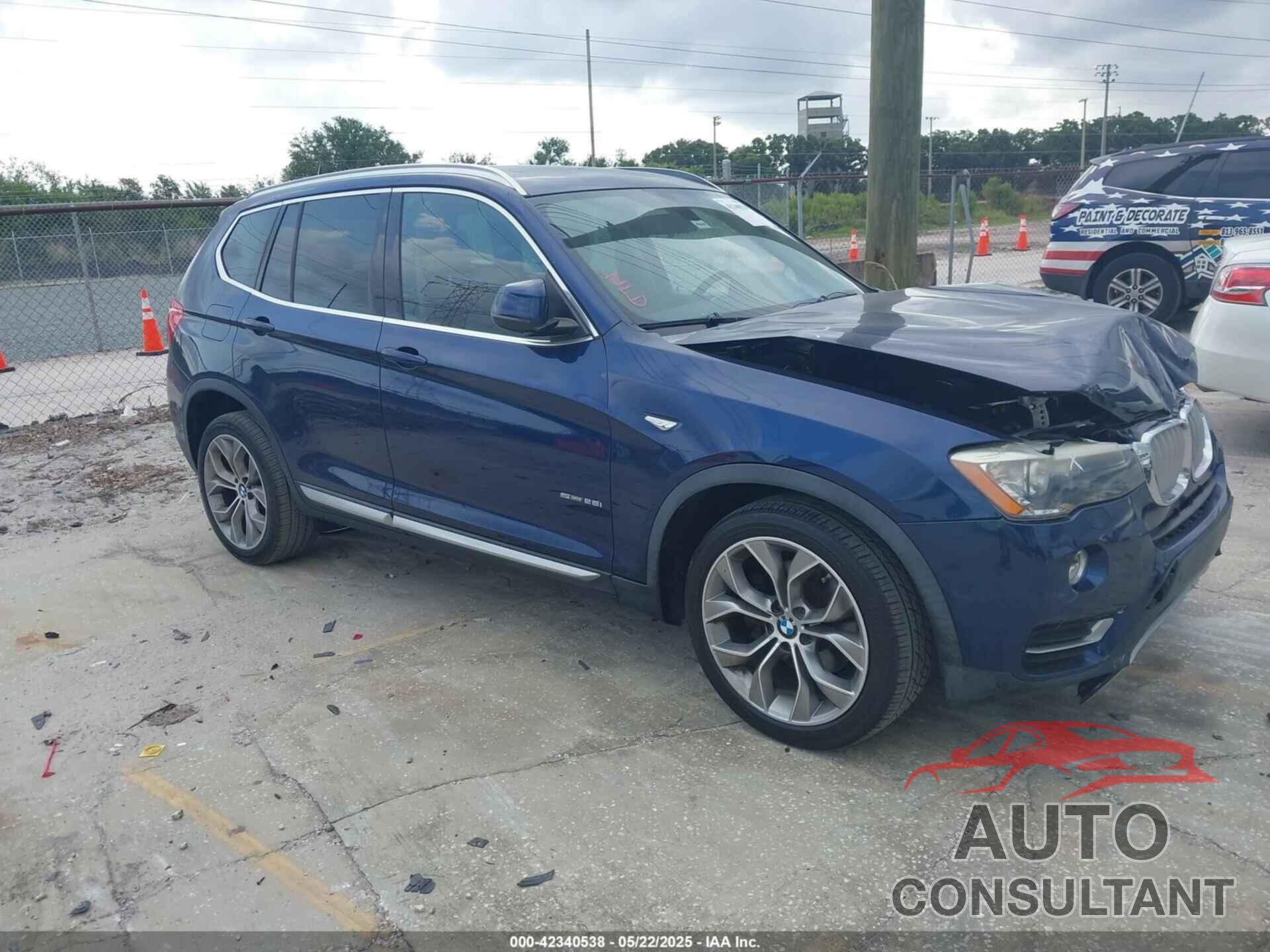 BMW X3 2016 - 5UXWZ7C58G0M83746