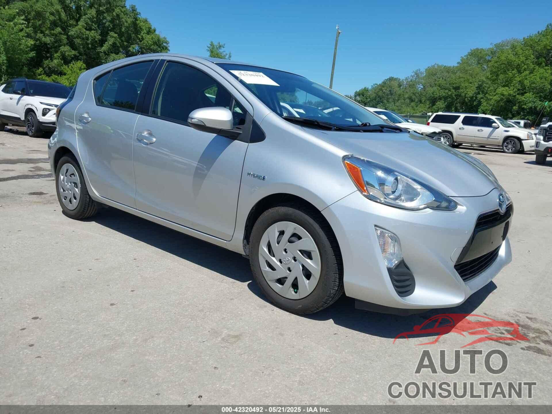 TOYOTA PRIUS C 2016 - JTDKDTB37G1123000