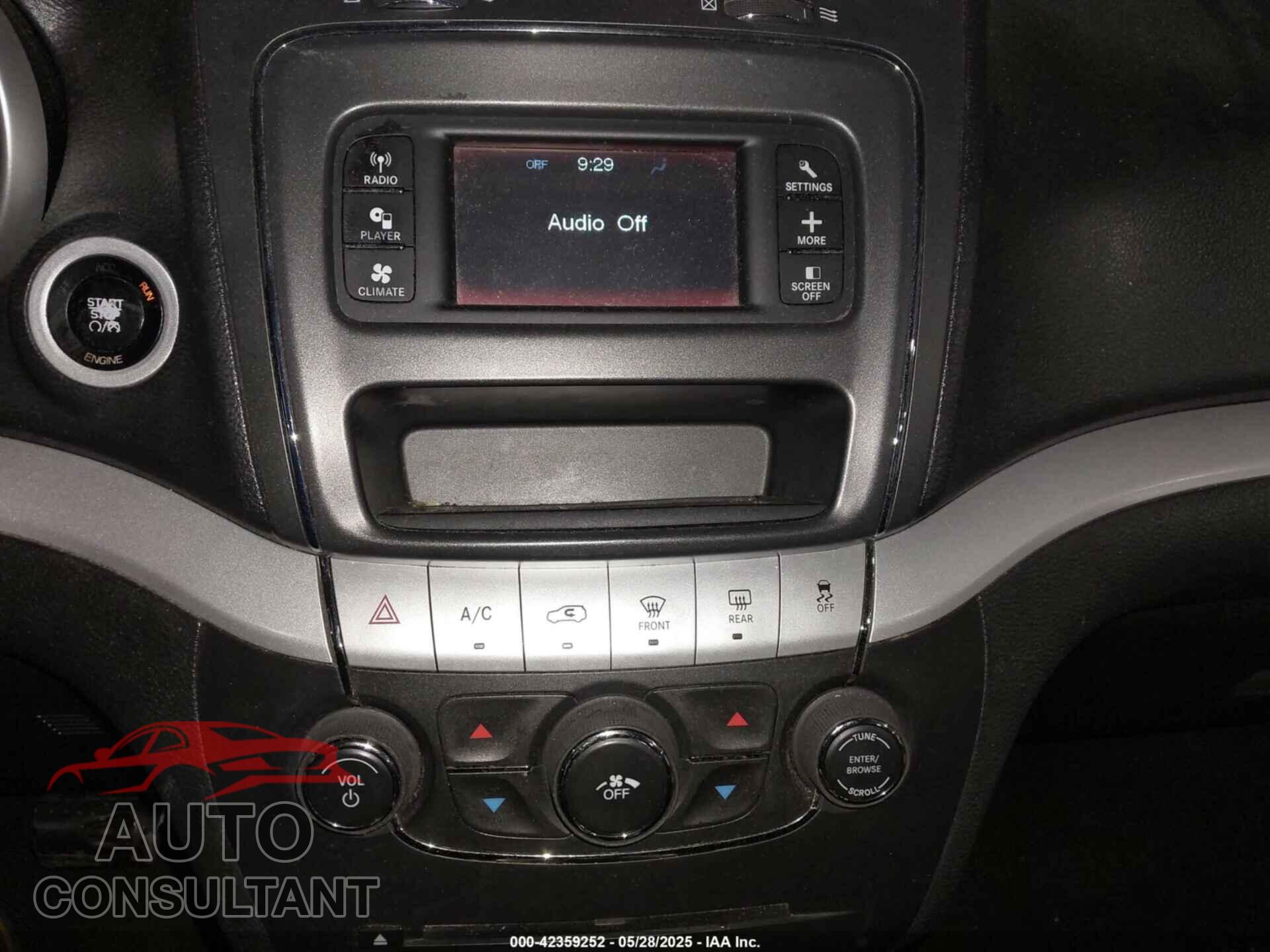 DODGE JOURNEY 2015 - 3C4PDCAB0FT595626