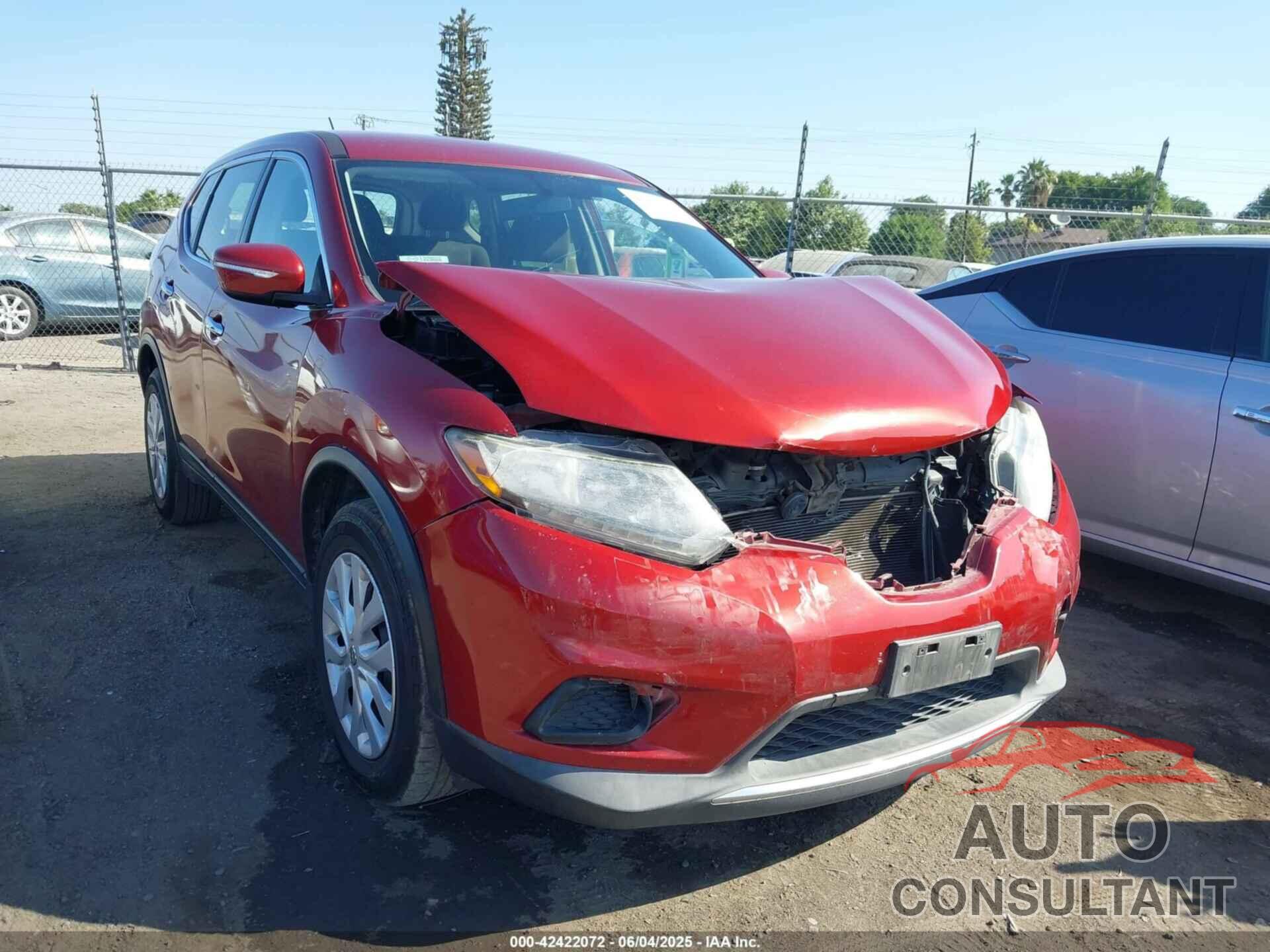 NISSAN ROGUE 2015 - KNMAT2MT6FP564831