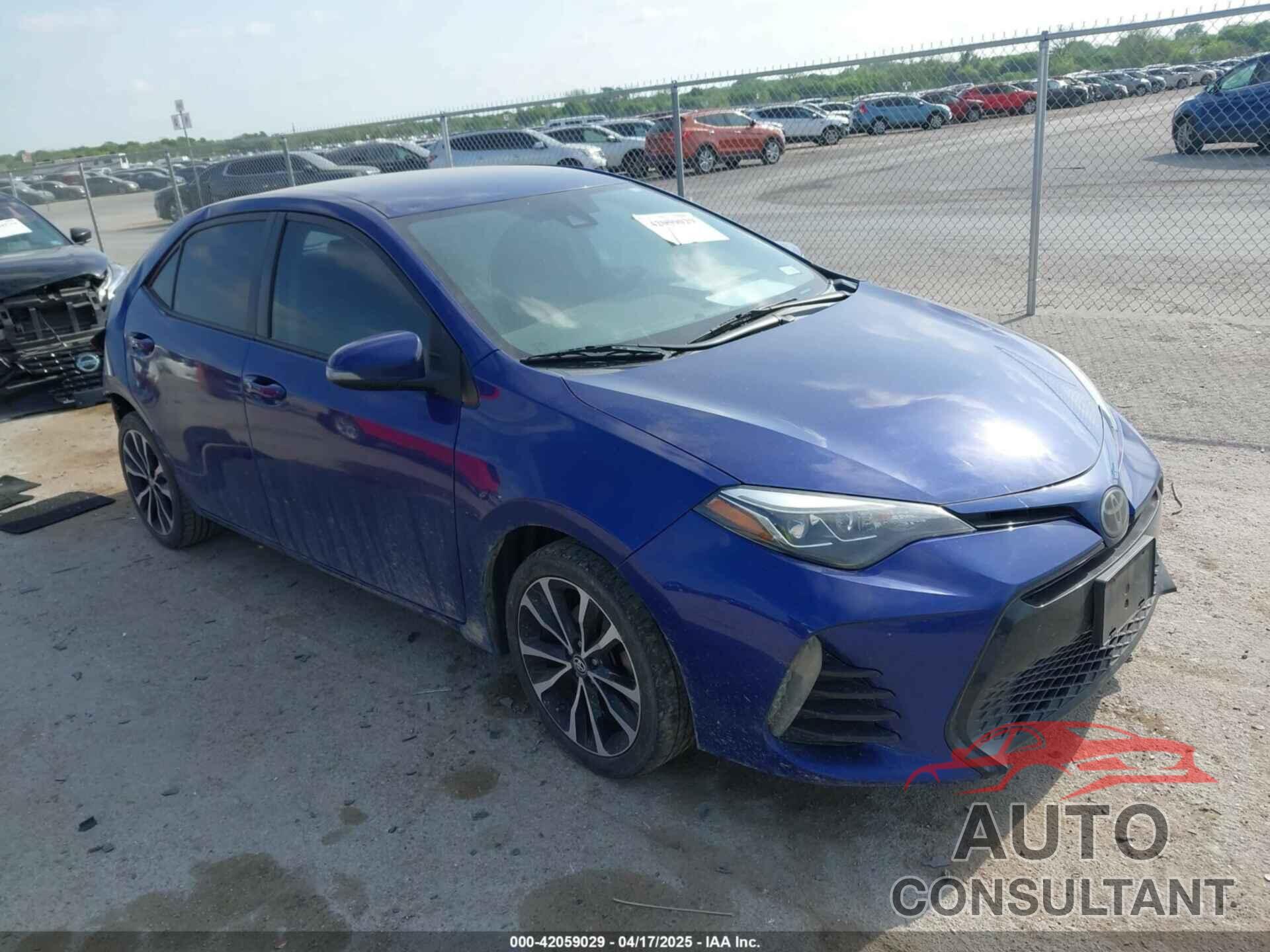 TOYOTA COROLLA 2019 - 5YFBURHE0KP862872