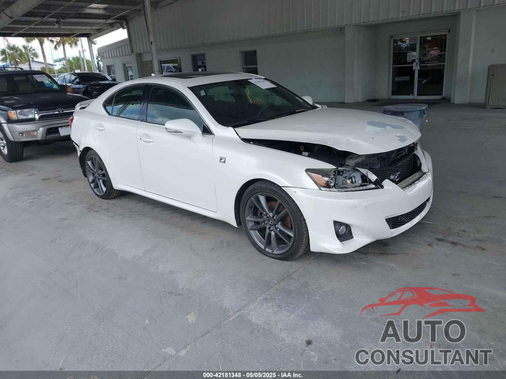 LEXUS IS 250 2012 - JTHBF5C20C5179258