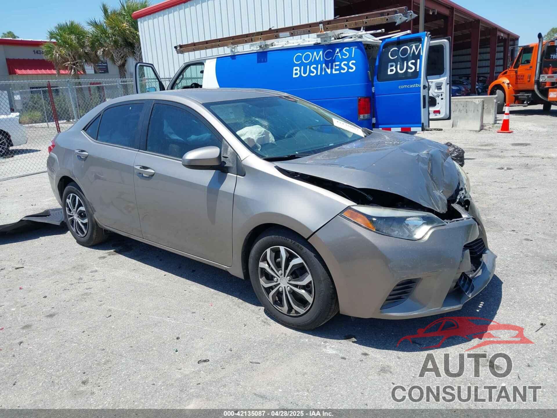 TOYOTA COROLLA 2015 - 5YFBURHE3FP342154