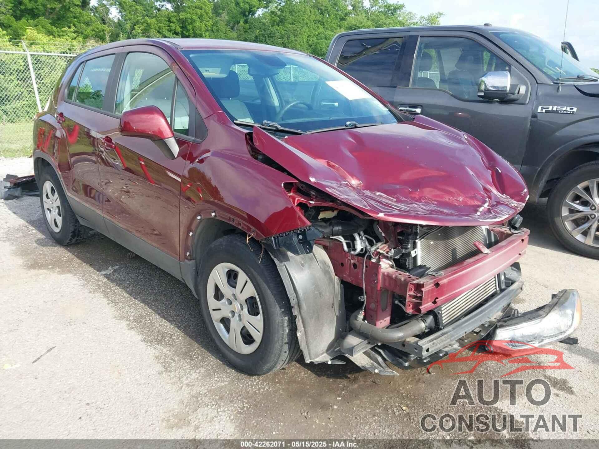 CHEVROLET TRAX 2017 - 3GNCJKSB9HL273710