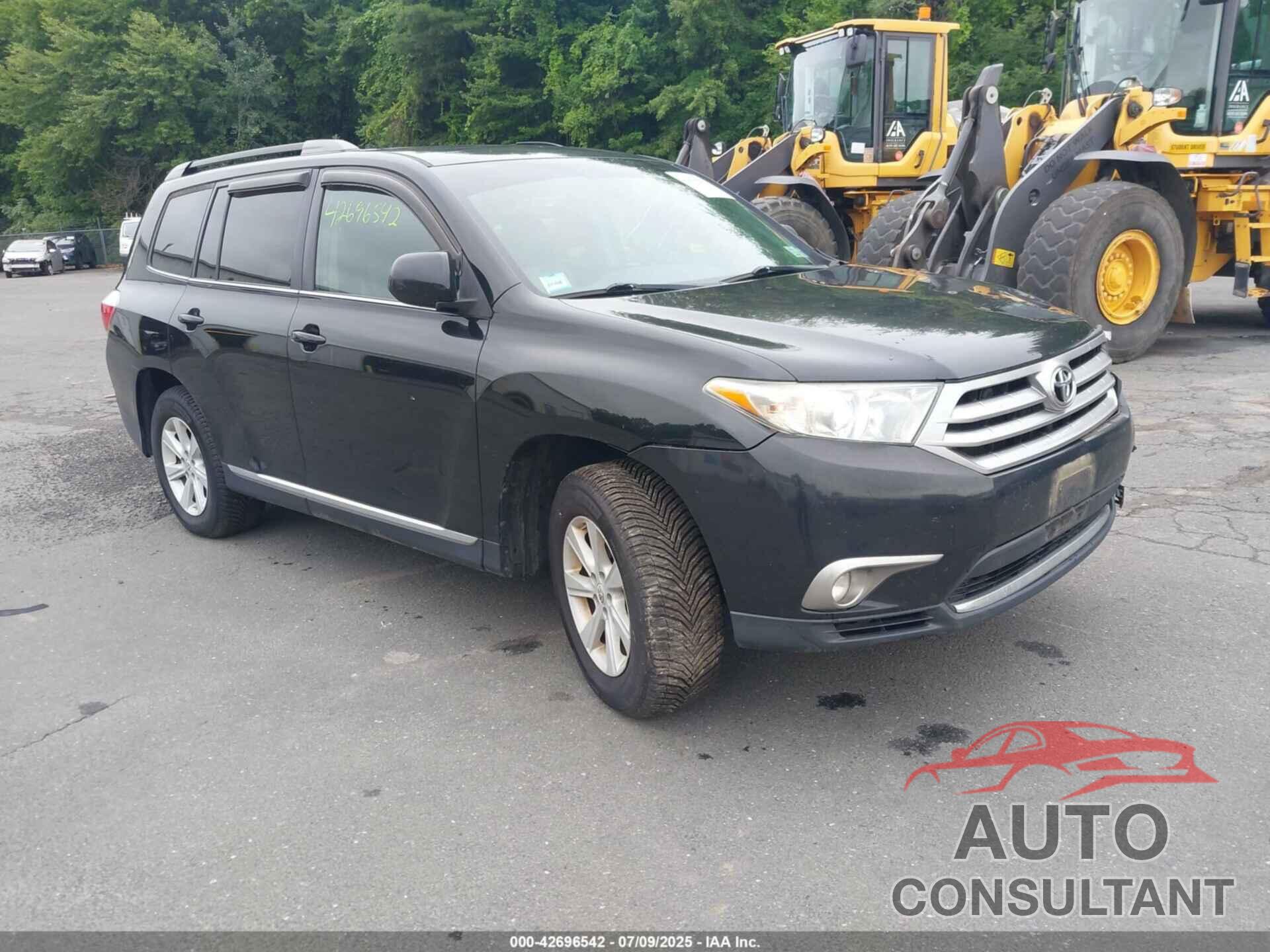 TOYOTA HIGHLANDER 2013 - 5TDBK3EH7DS205580