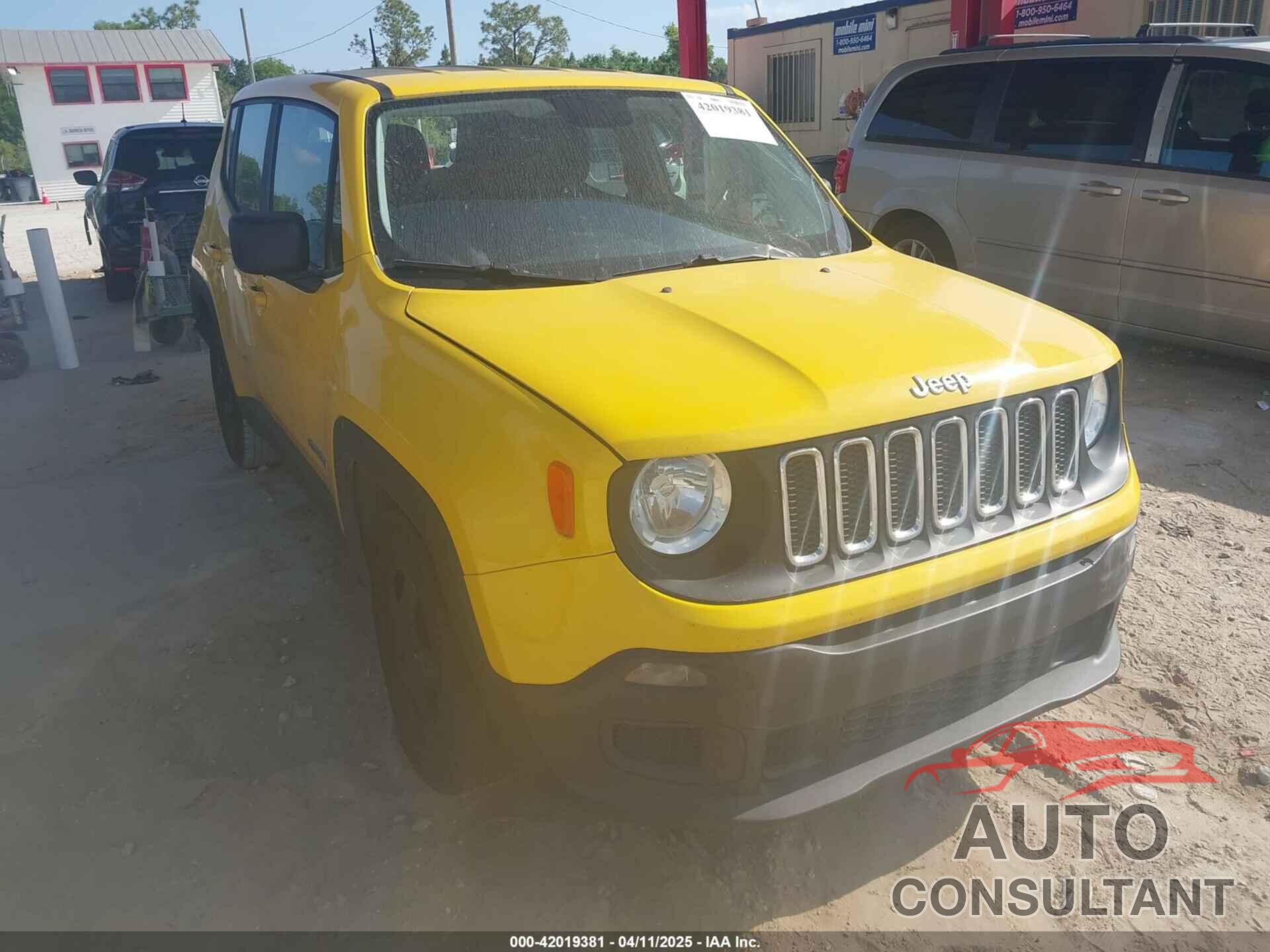 JEEP RENEGADE 2017 - ZACCJAAB8HPE52736