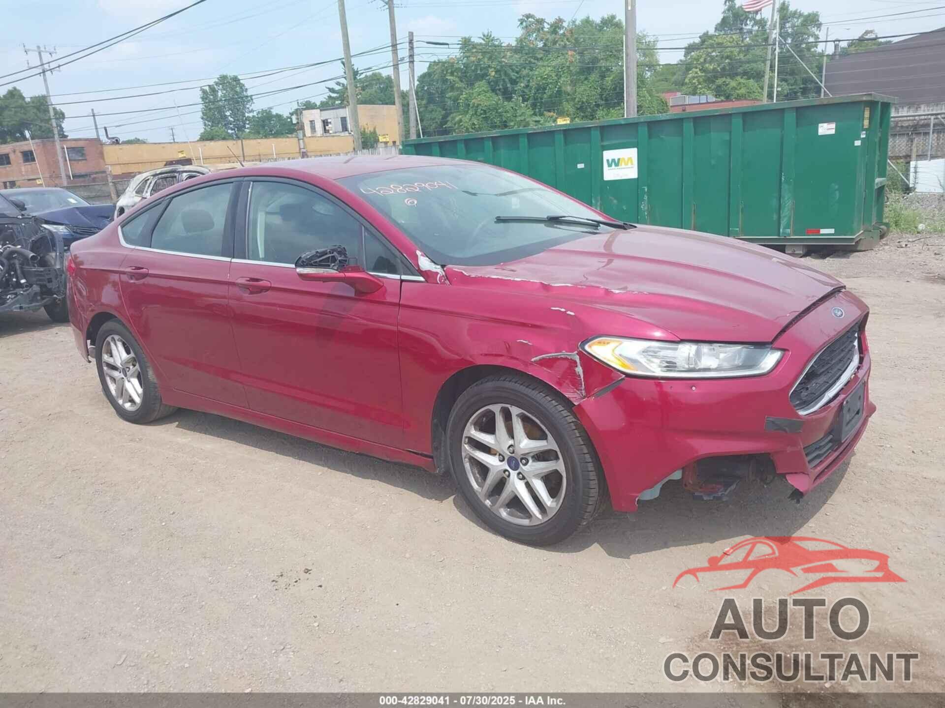 FORD FUSION 2016 - 1FA6P0H72G5125415