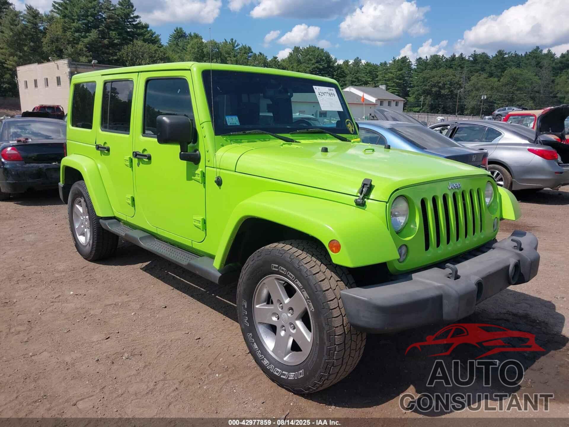 JEEP WRANGLER UNLIMITED 2014 - 1C4BJWDG4EL133785