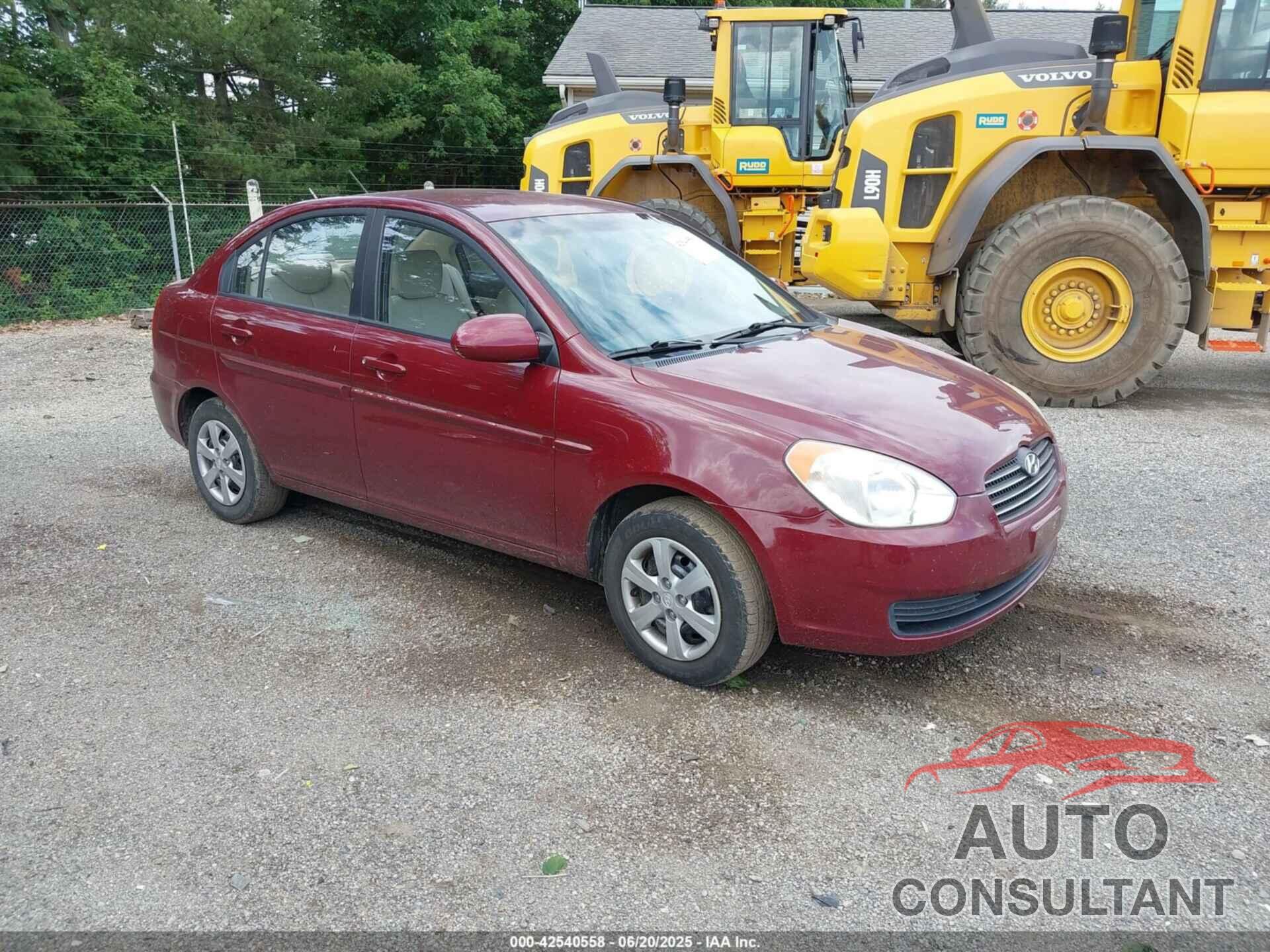HYUNDAI ACCENT 2009 - KMHCN46C79U363971