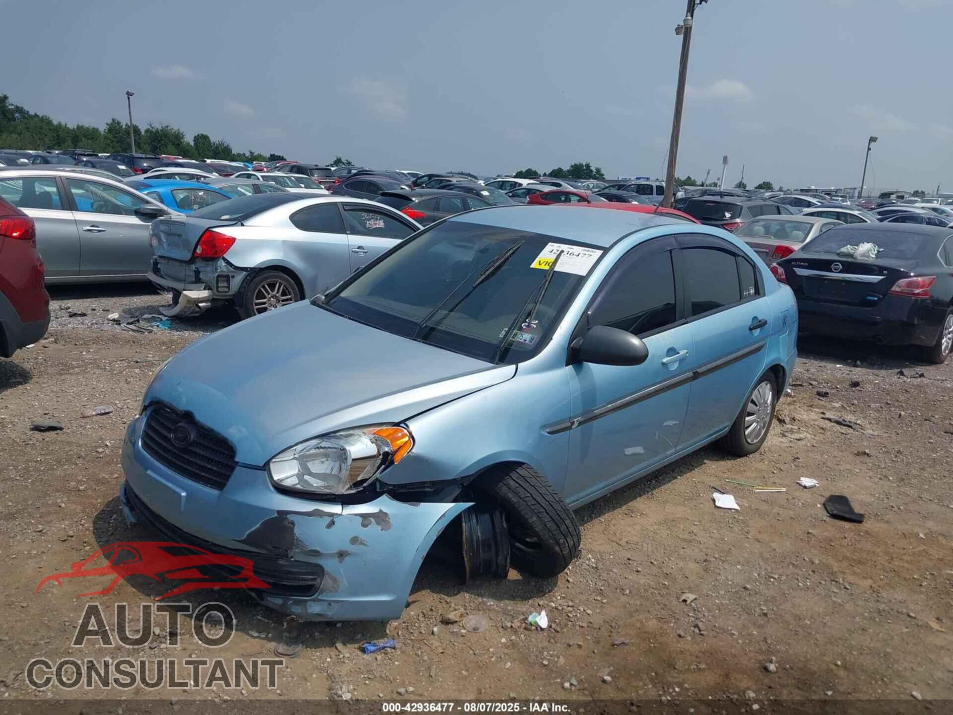 HYUNDAI ACCENT 2009 - KMHCN46C19U371015
