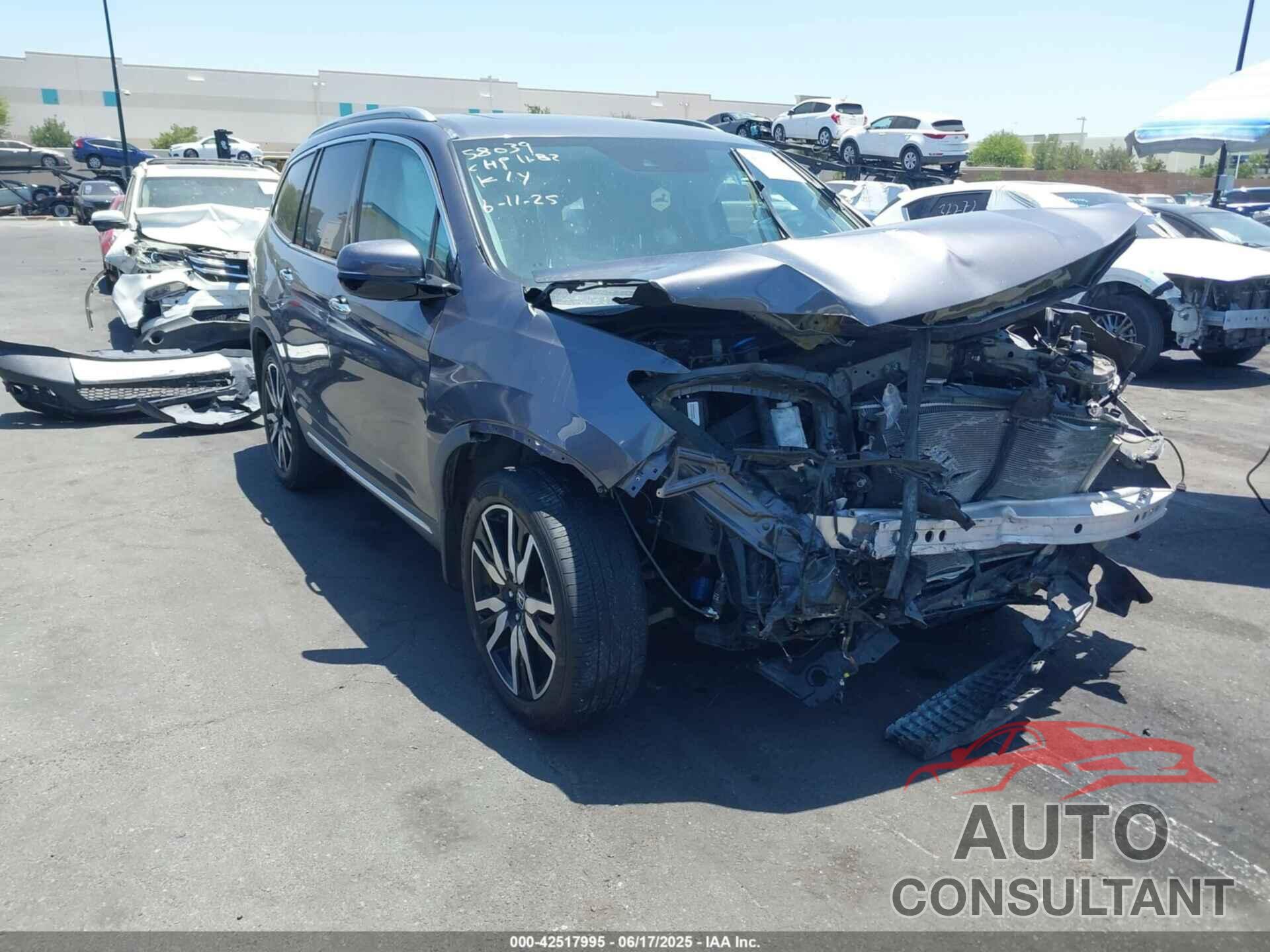 HONDA PILOT 2019 - 5FNYF5H68KB002509