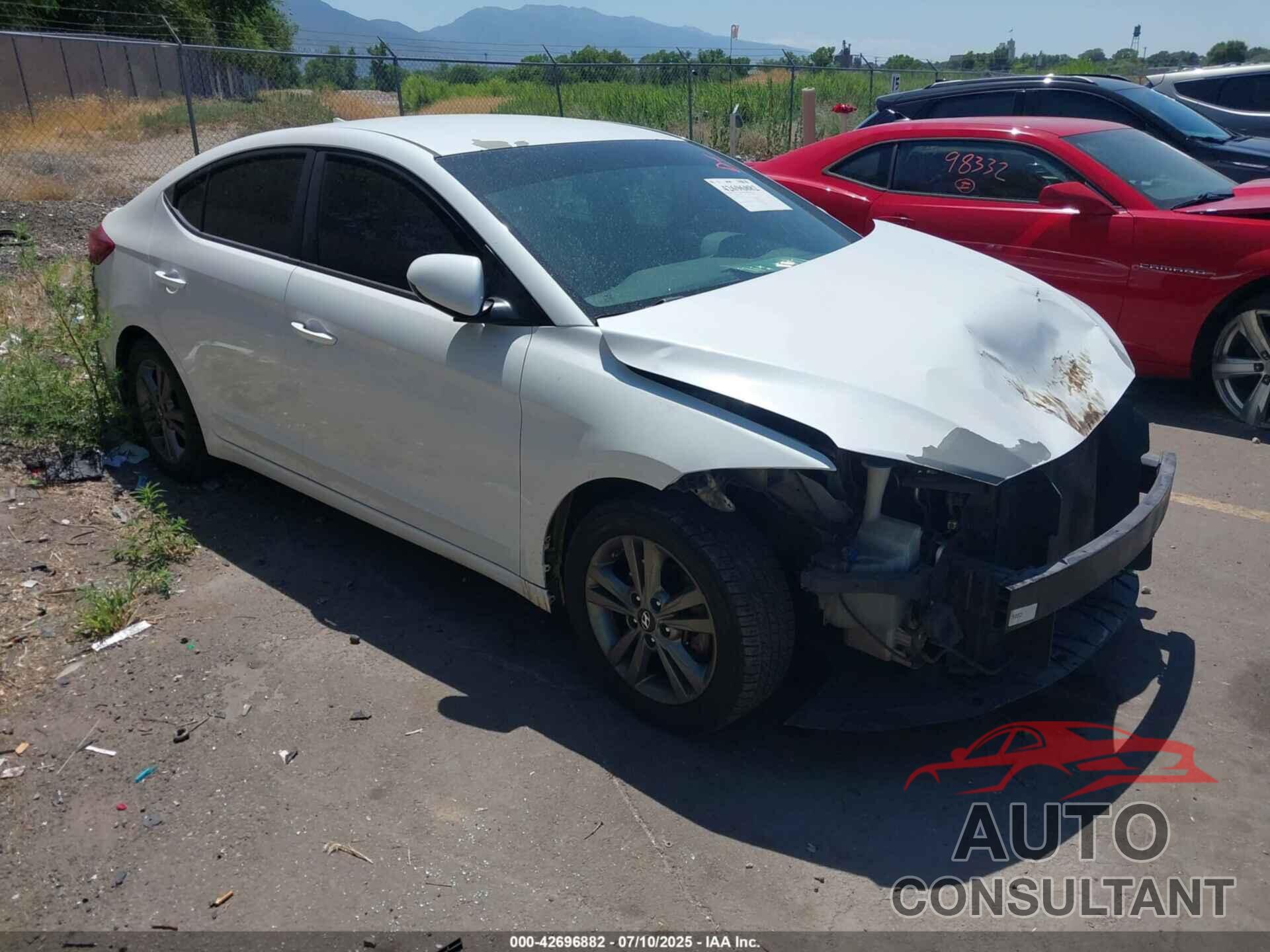 HYUNDAI ELANTRA 2018 - 5NPD84LF8JH251757