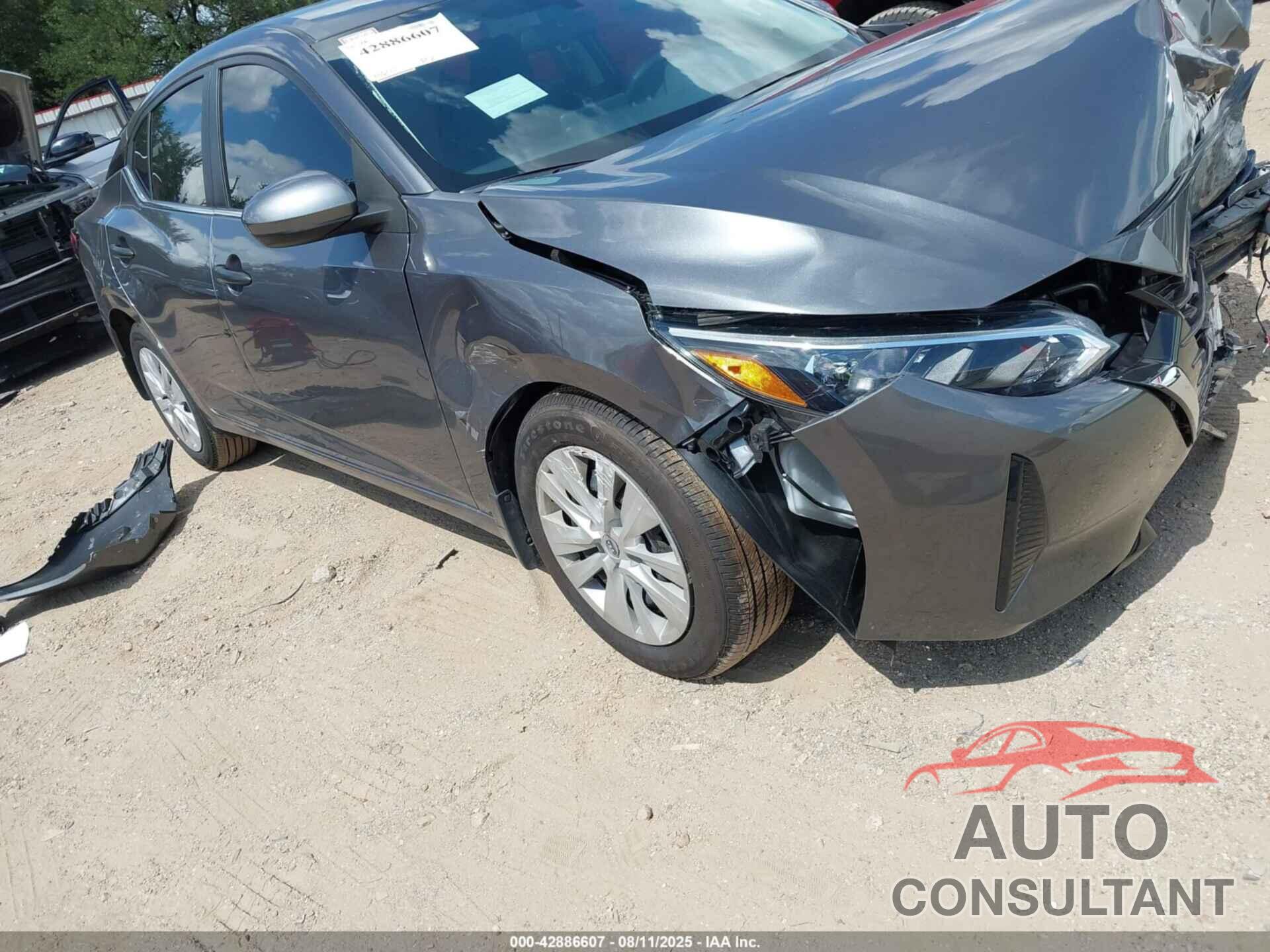 NISSAN SENTRA 2025 - 3N1AB8BV7SY269629