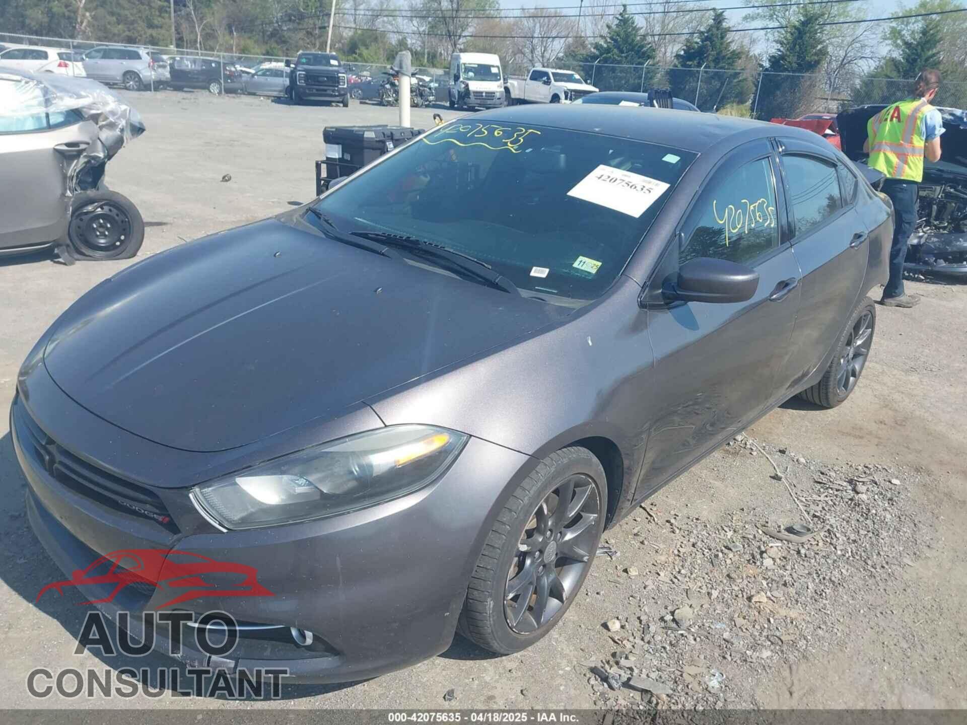 DODGE DART 2014 - 1C3CDFBB4ED861575