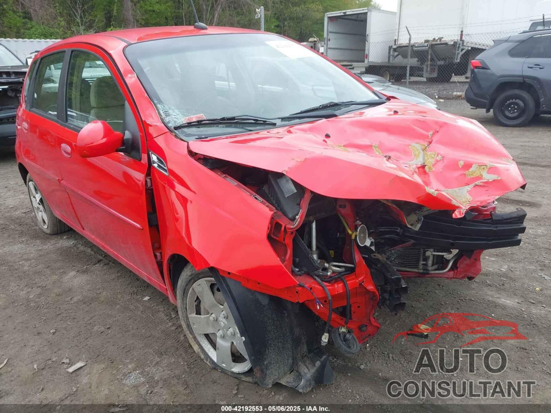CHEVROLET AVEO 2010 - KL1TD6DE6AB128749