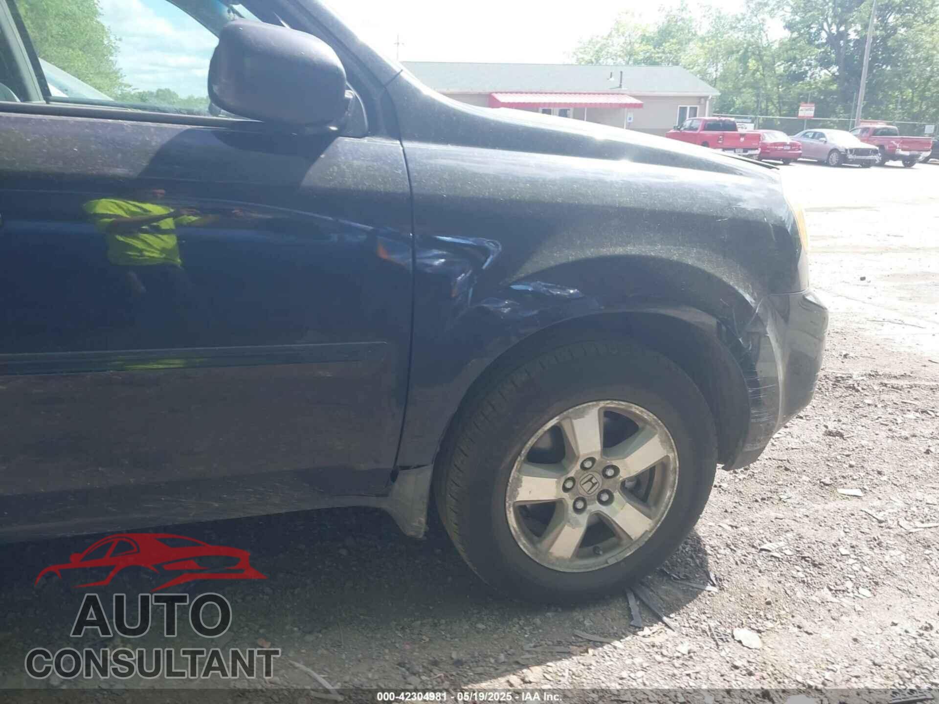 HONDA PILOT 2009 - 5FNYF48499B021167