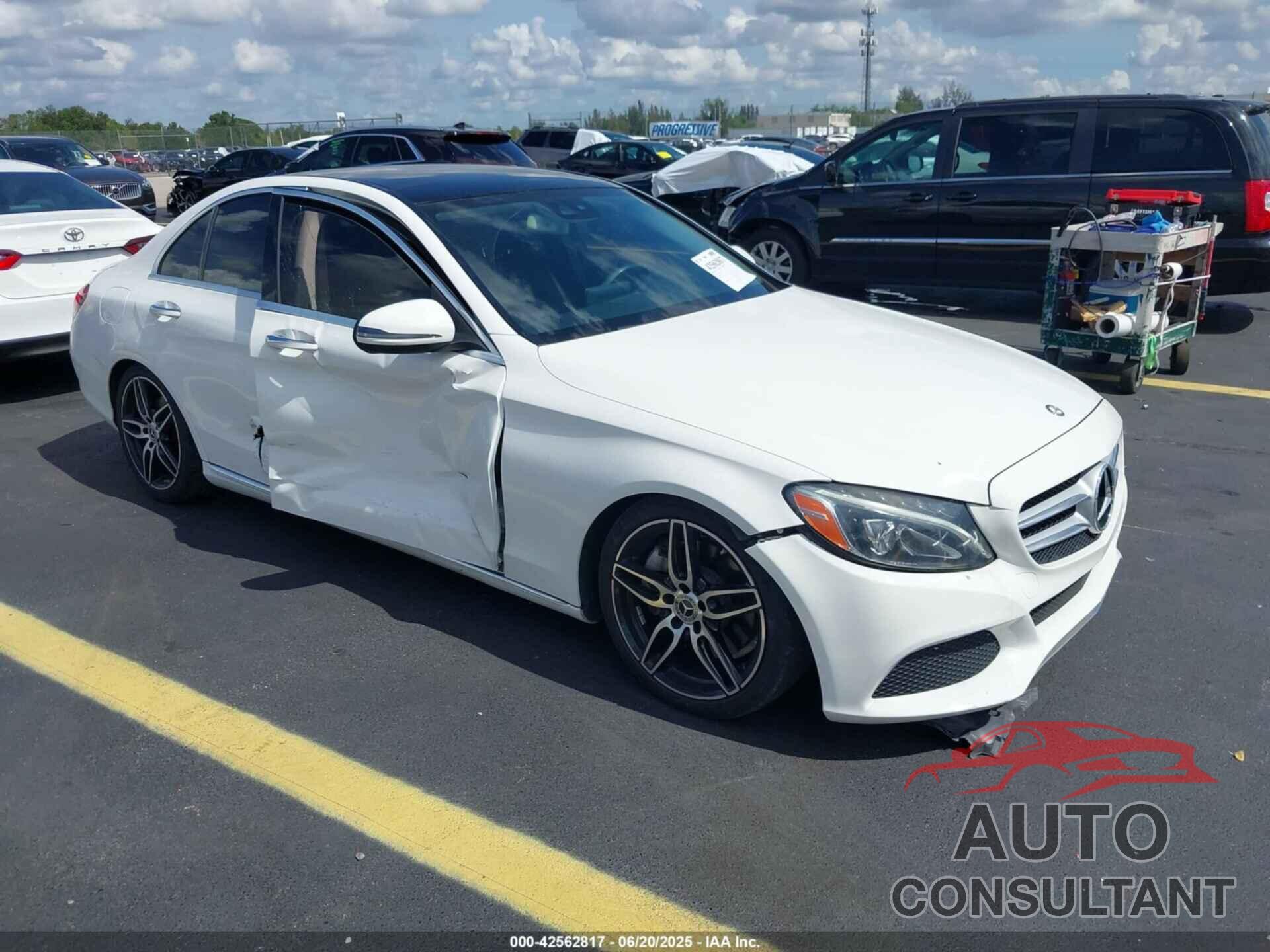 MERCEDES-BENZ C 300 2016 - WDDWF4JB4GR172222