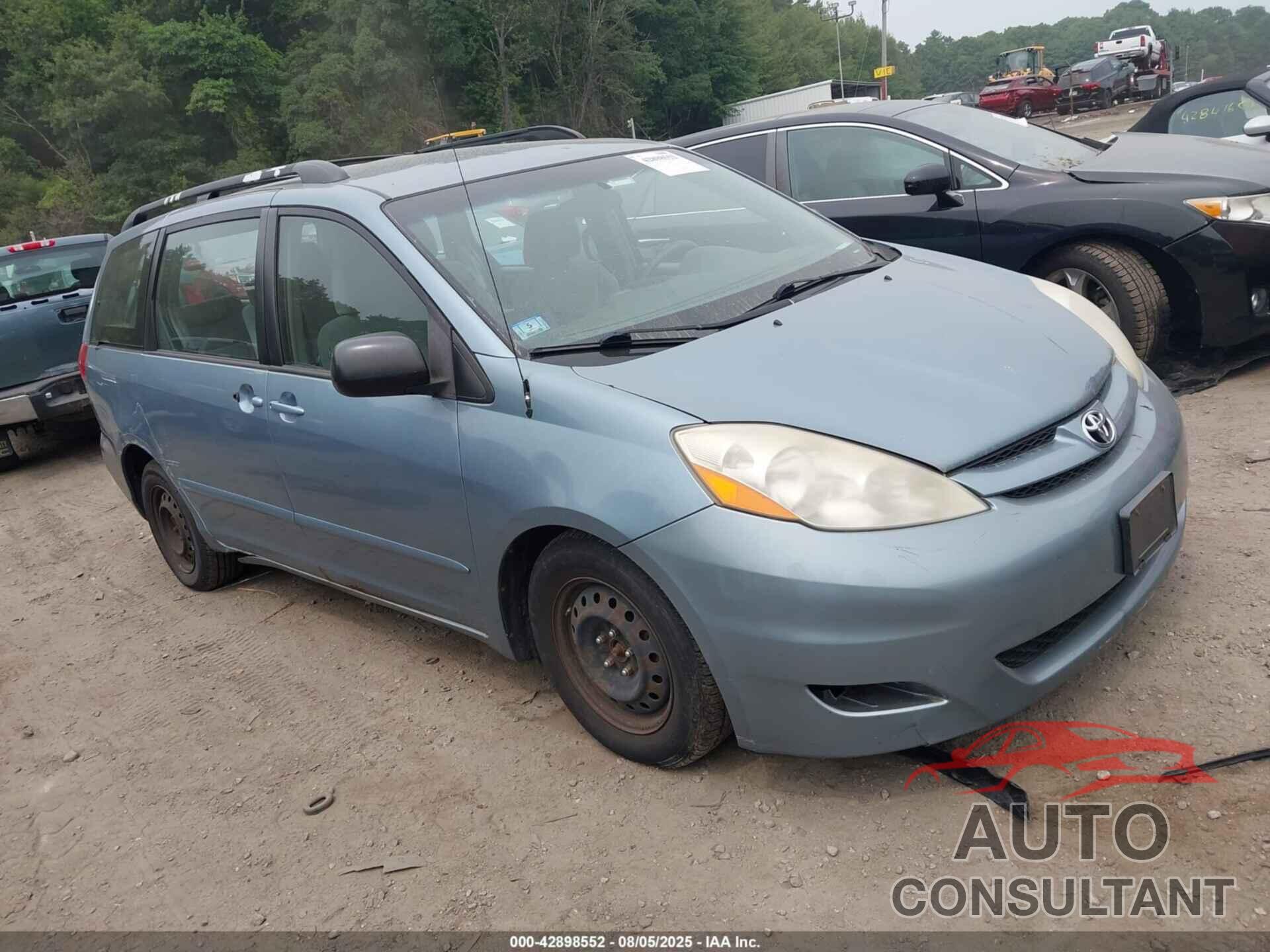 TOYOTA SIENNA 2009 - 5TDZK23C99S231329