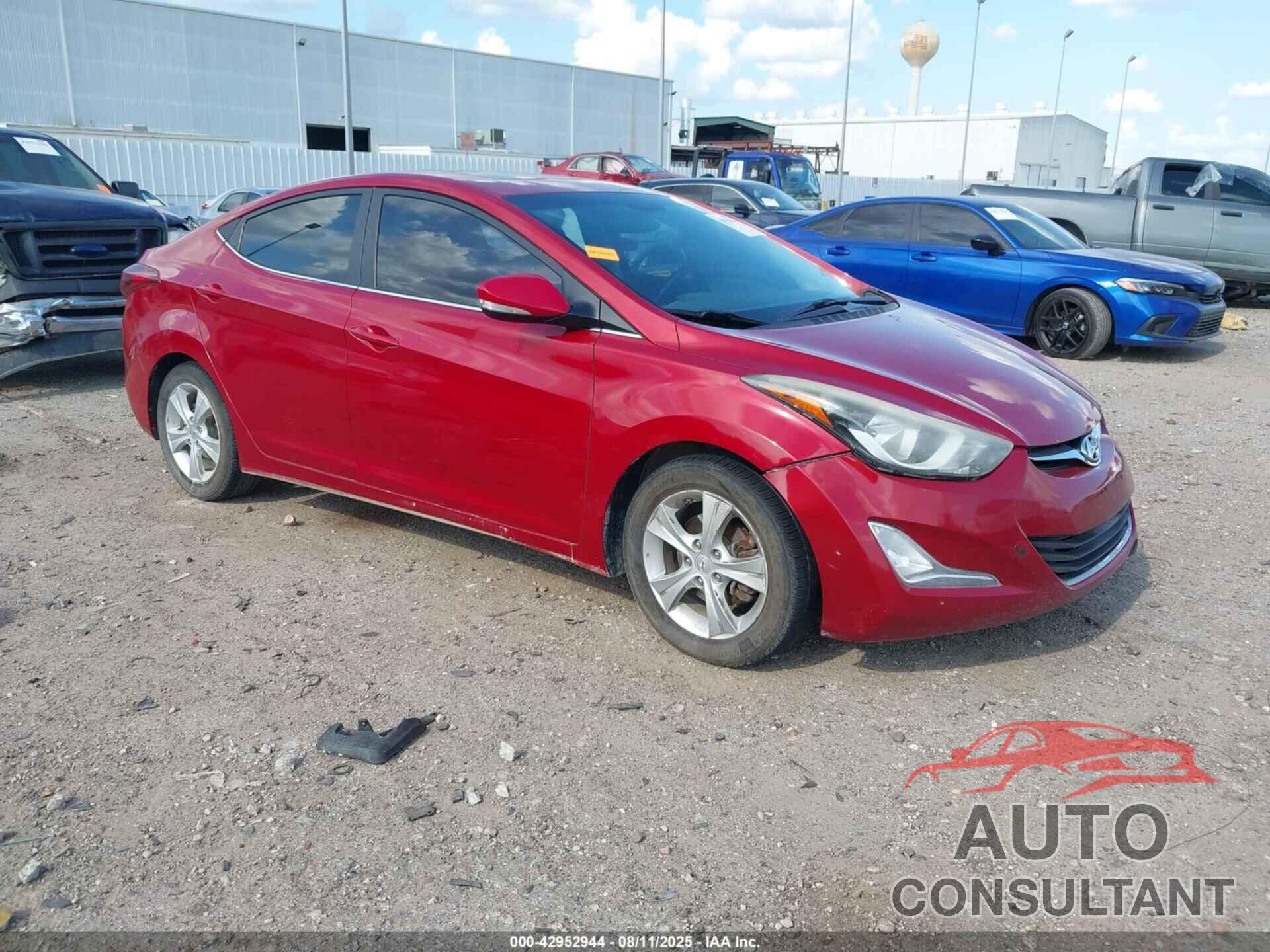 HYUNDAI ELANTRA 2016 - KMHDH4AE7GU588294
