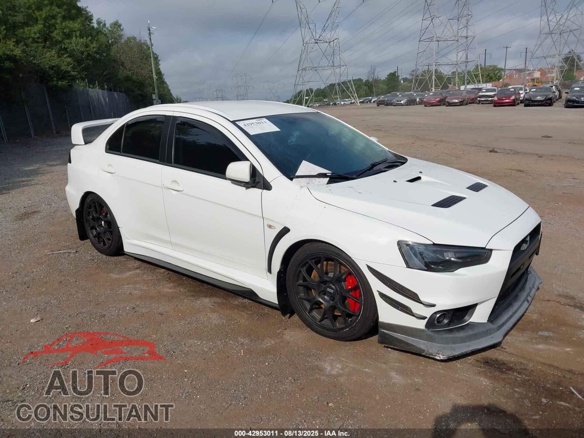 MITSUBISHI LANCER EVOLUTION 2011 - JA32W8FV0BU043658