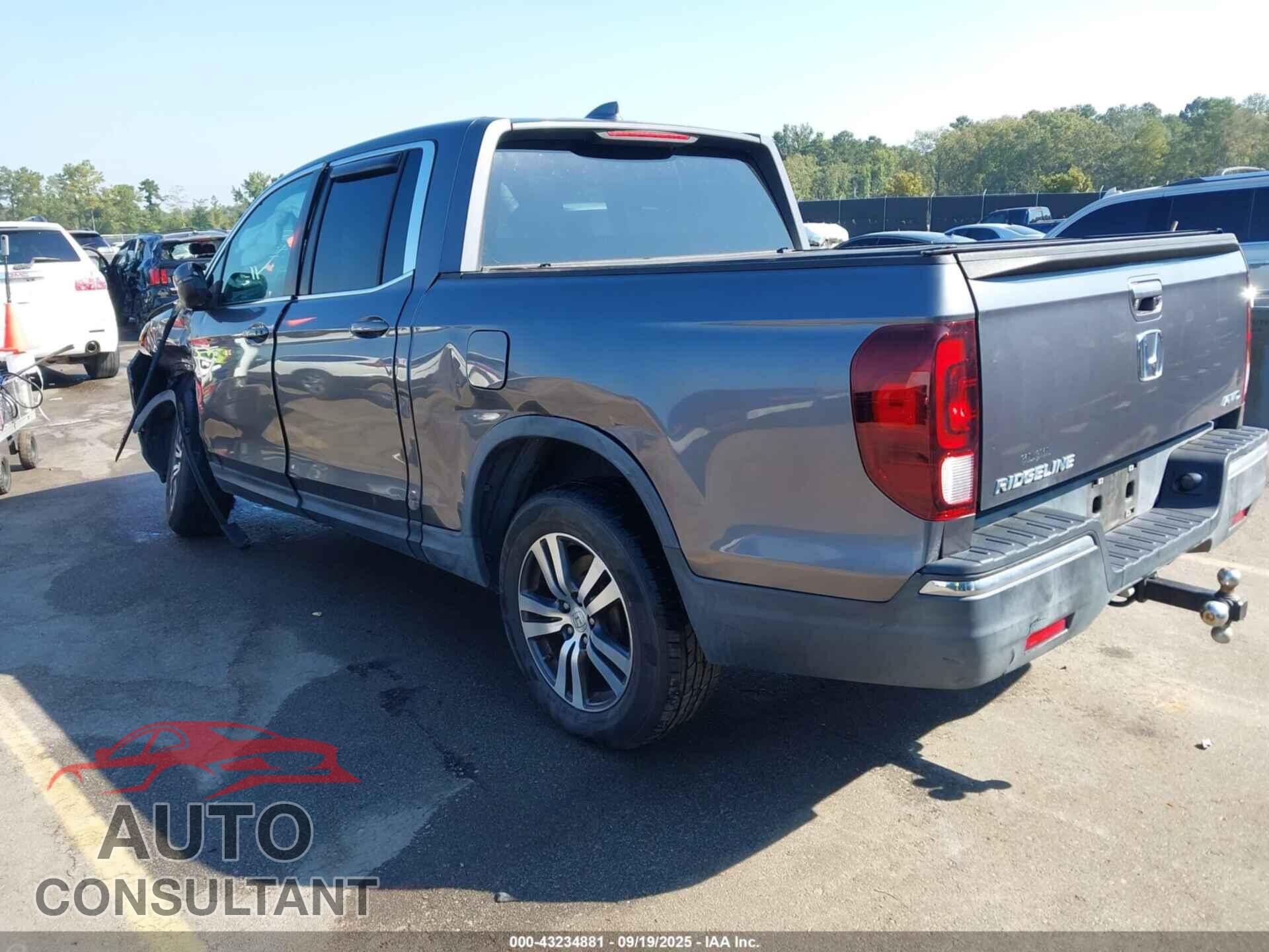 HONDA RIDGELINE 2017 - 5FPYK3F48HB011809