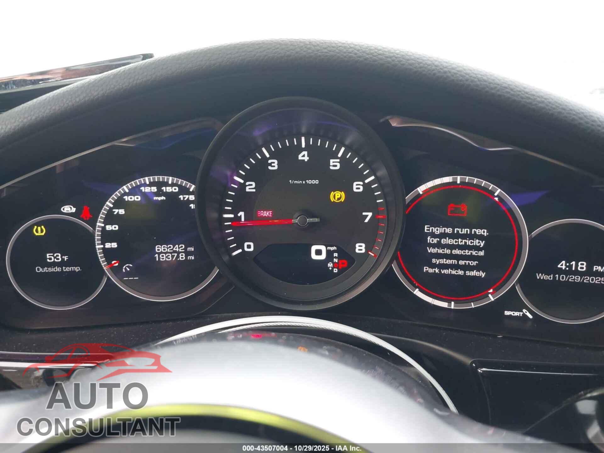 PORSCHE PANAMERA 2017 - WP0AA2A76HL101935
