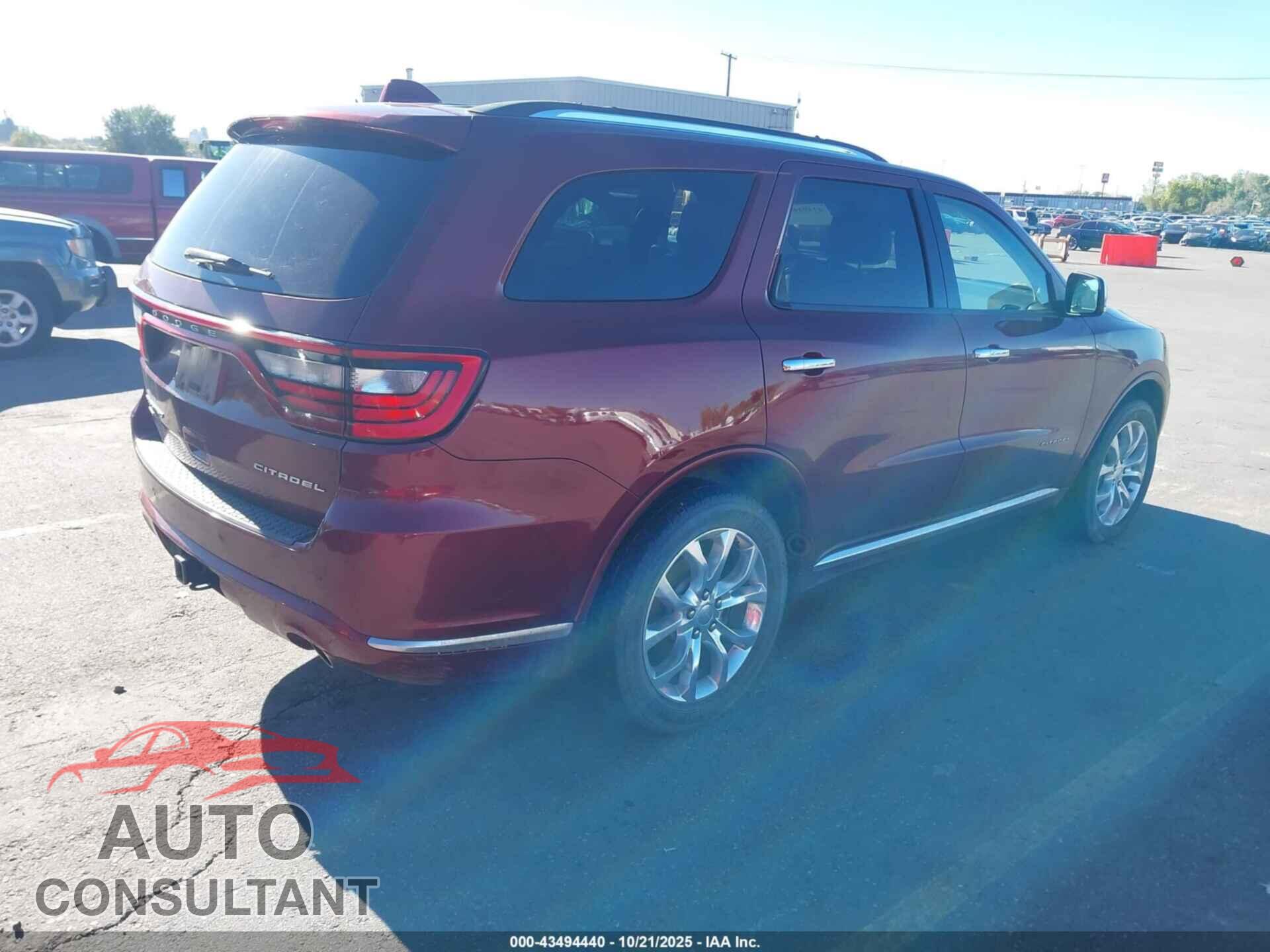 DODGE DURANGO 2017 - 1C4RDJEG2HC660011