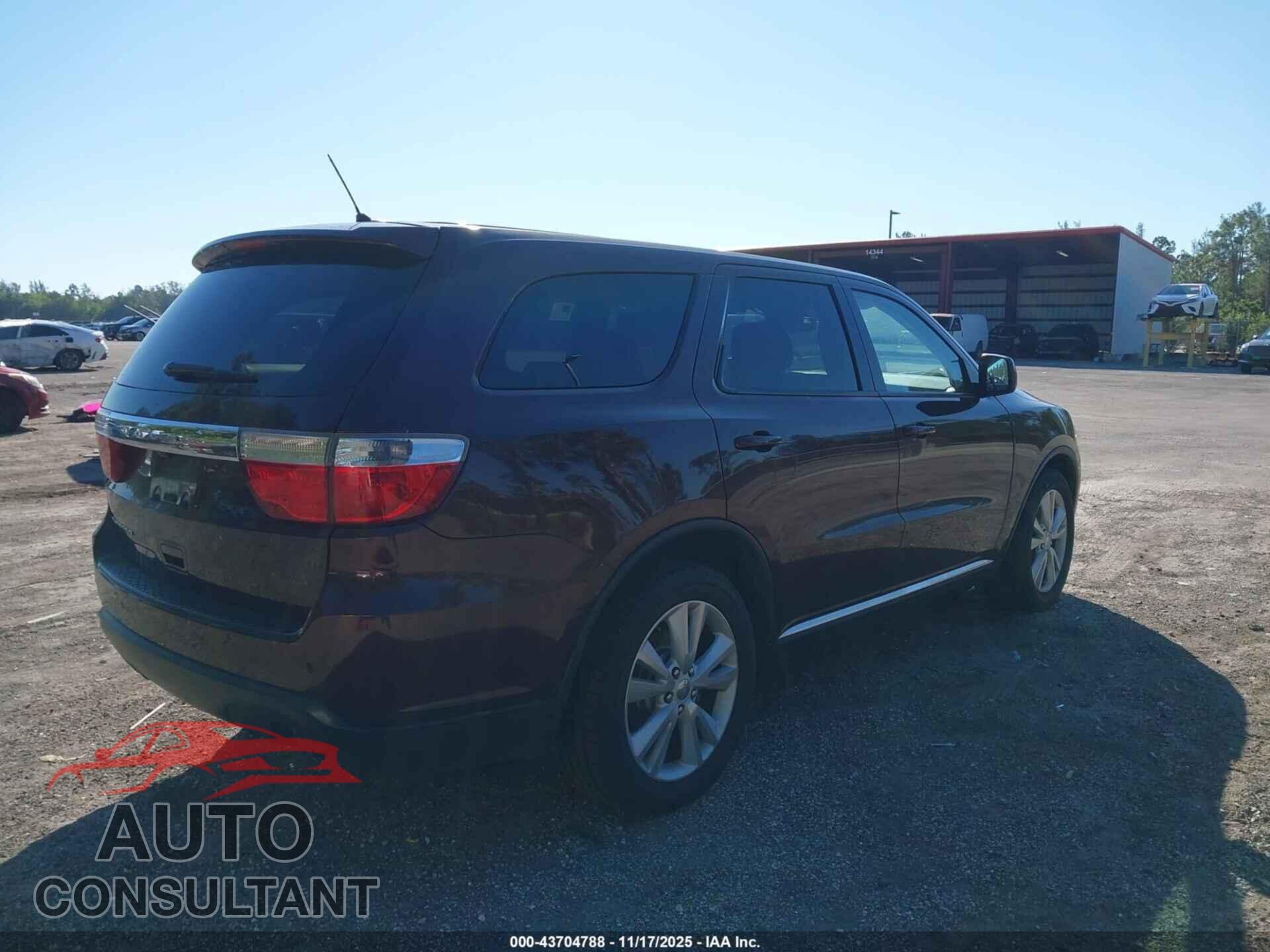 DODGE DURANGO 2012 - 1C4RDHAG2CC321725