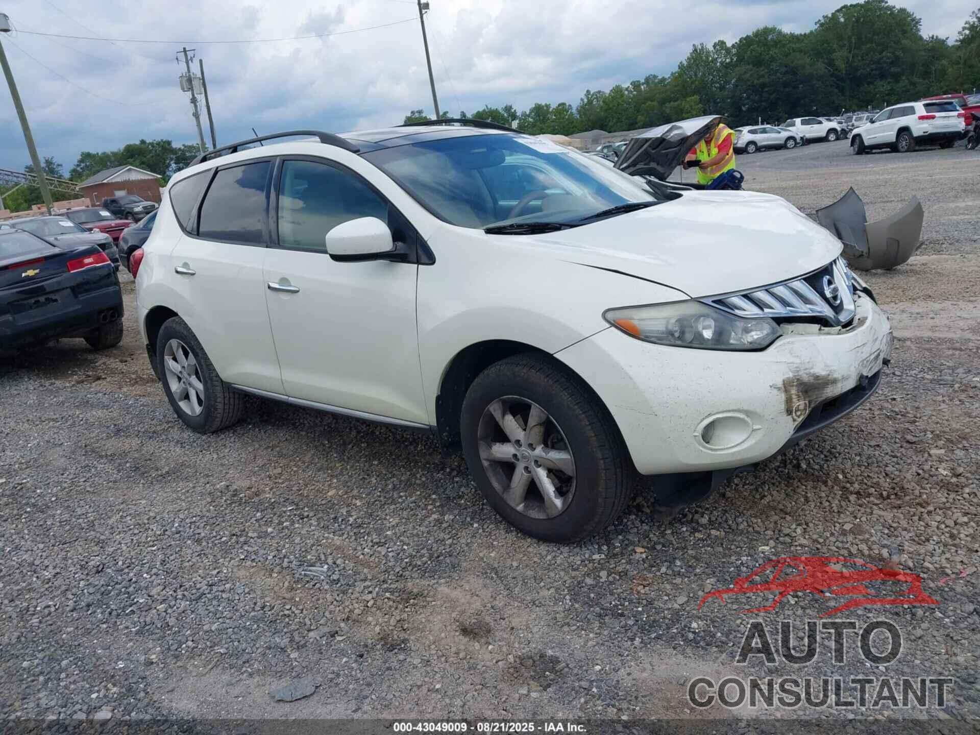 NISSAN MURANO 2009 - JN8AZ18W19W117996