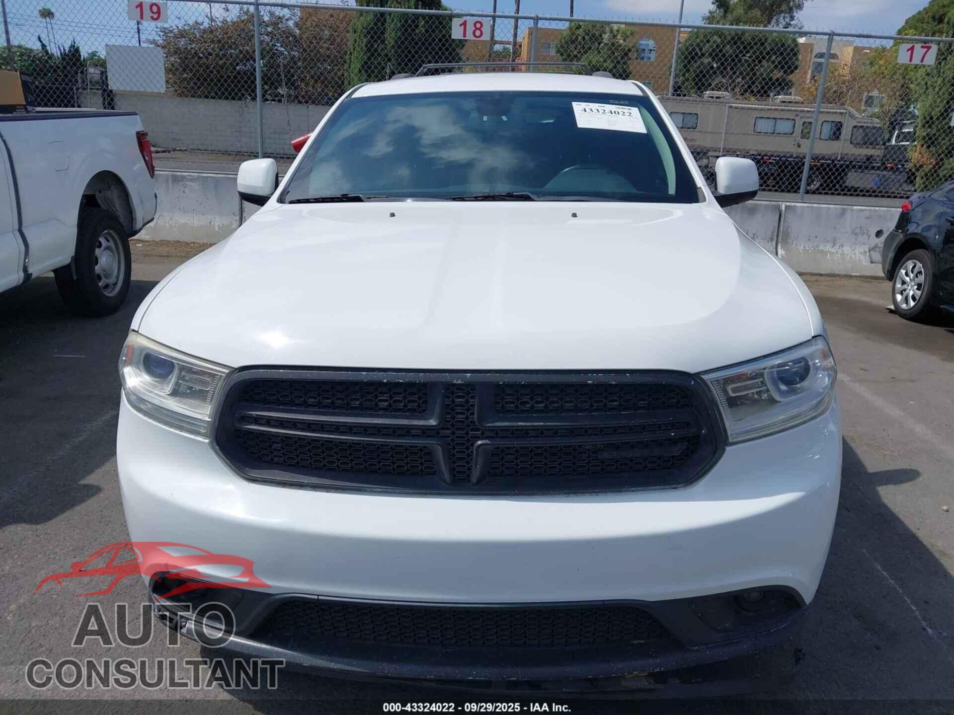 DODGE DURANGO 2015 - 1C4RDHAG9FC145597