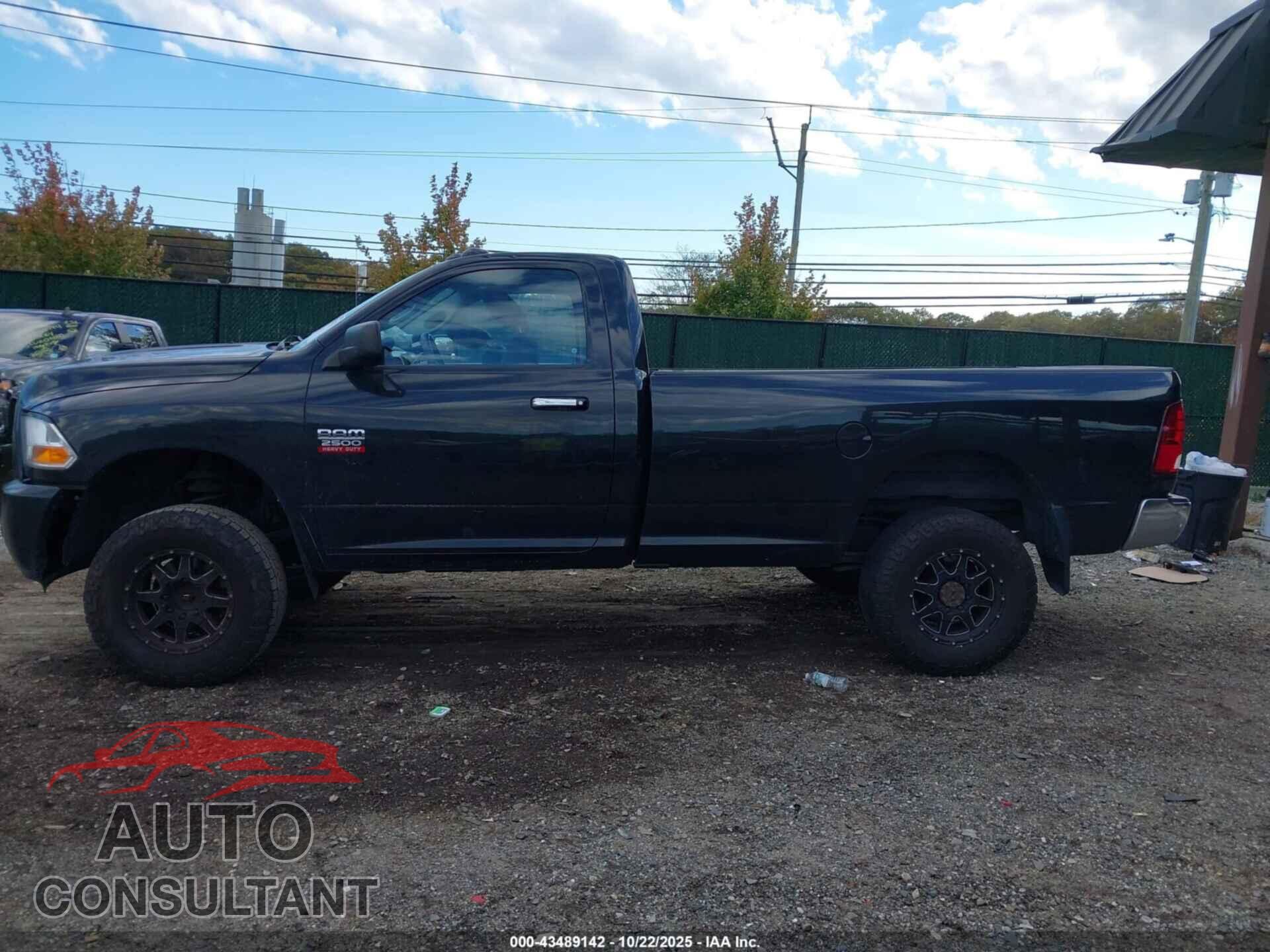 DODGE RAM 2500 2010 - 3D7LT2ET0AG166525