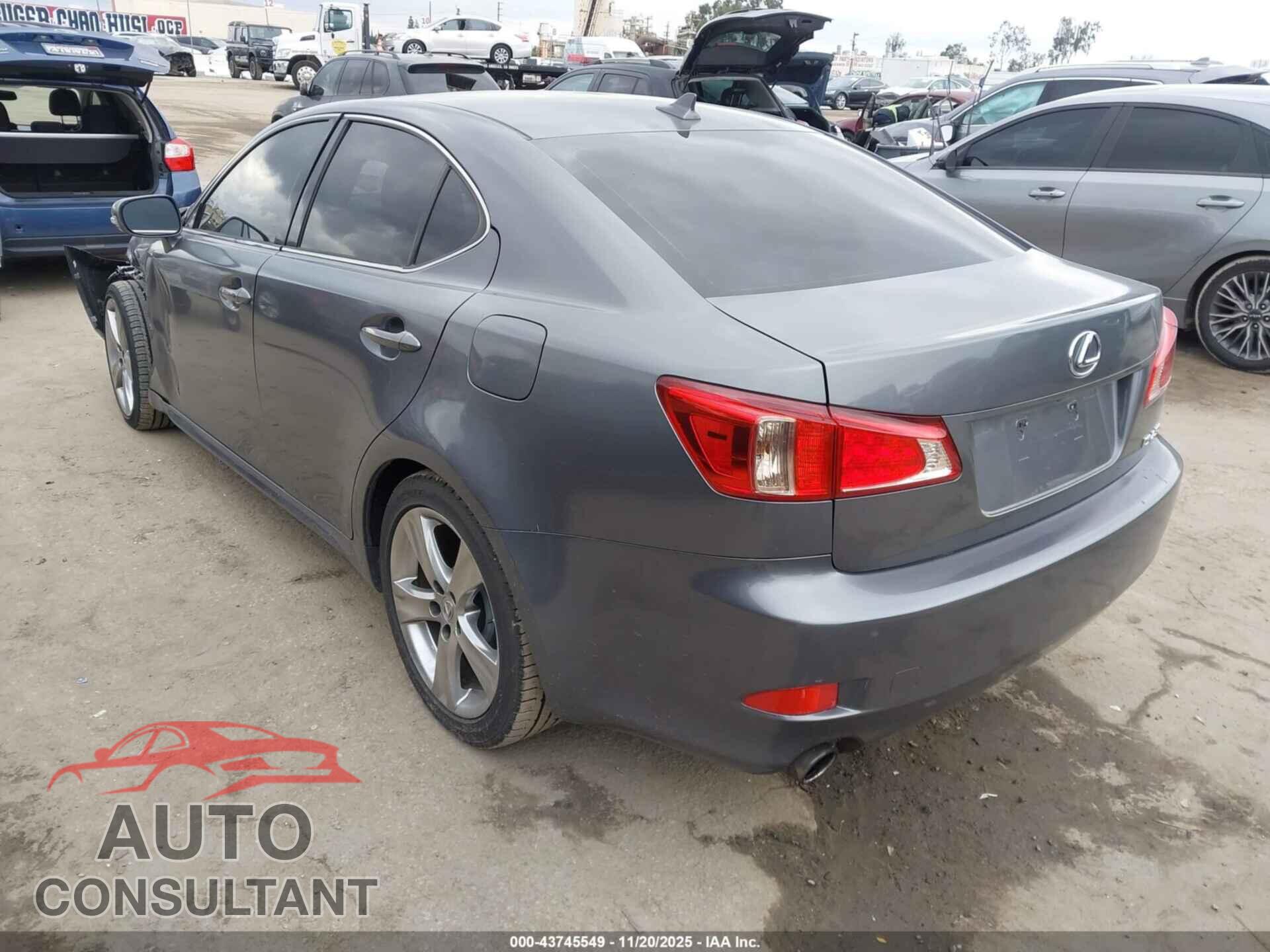LEXUS IS 250 2012 - JTHBF5C2XC5172768