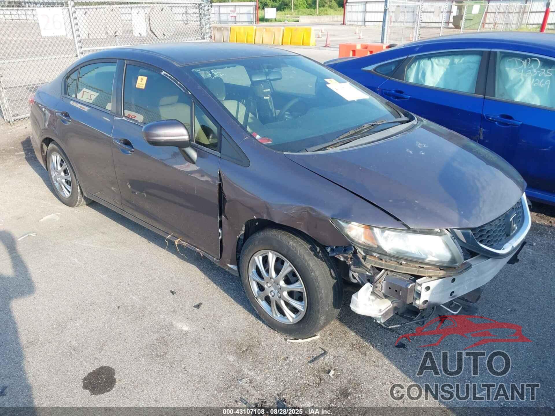 HONDA CIVIC 2014 - 19XFB2F52EE027301