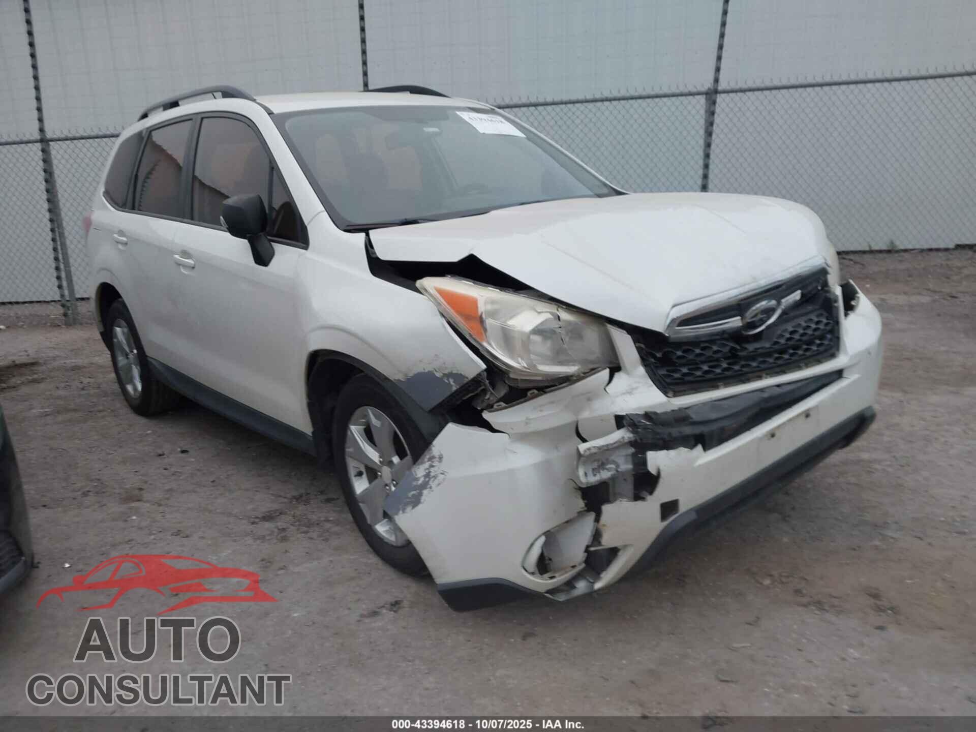 SUBARU FORESTER 2015 - JF2SJABC2FH467208