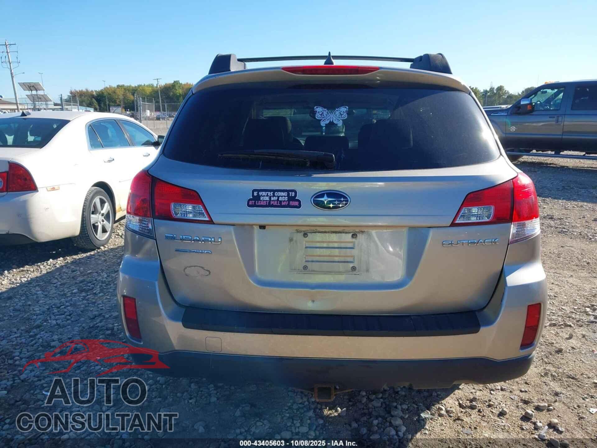 SUBARU OUTBACK 2014 - 4S4BRCLC8E3307701