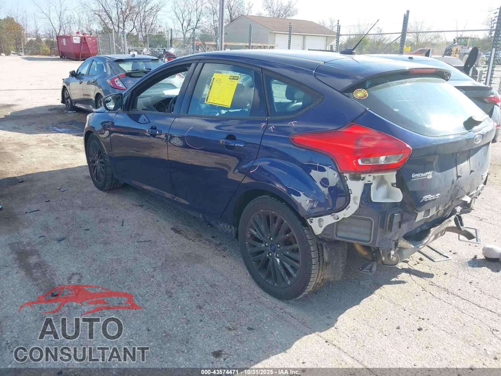 FORD FOCUS 2016 - 1FADP3N21GL405372