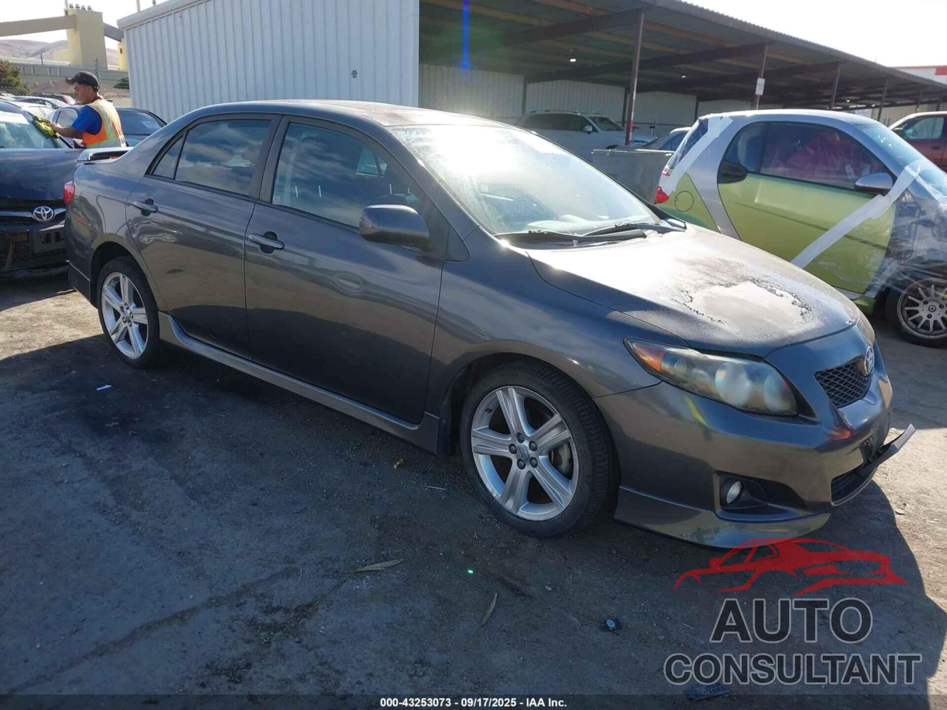 TOYOTA COROLLA 2009 - 1NXBE40E99Z086262
